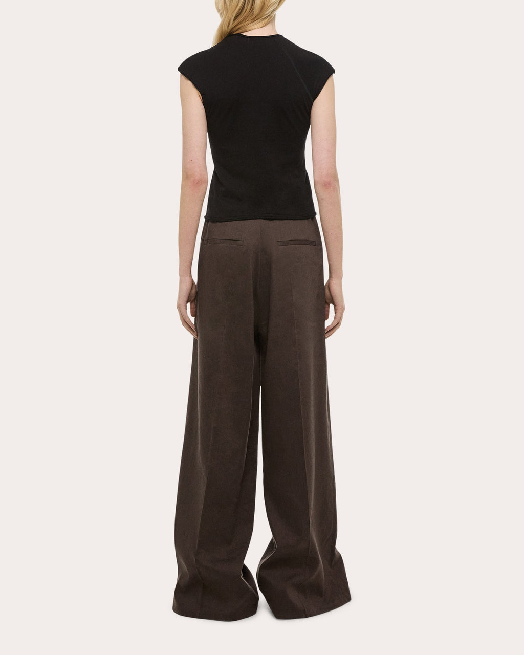 Twisted Cropped Cotton Jersey Top