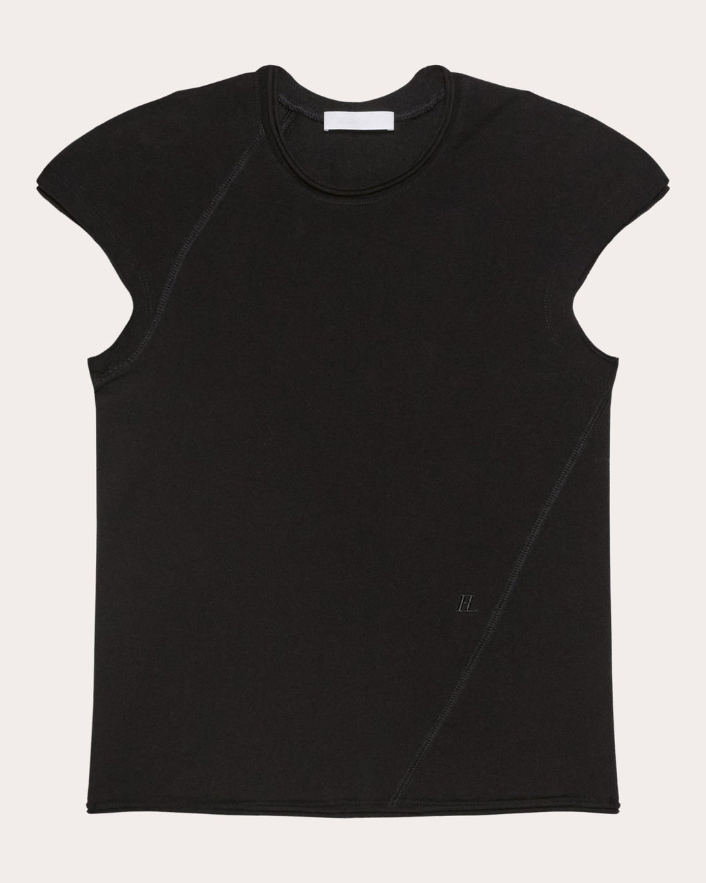Twisted Cropped Cotton Jersey Top