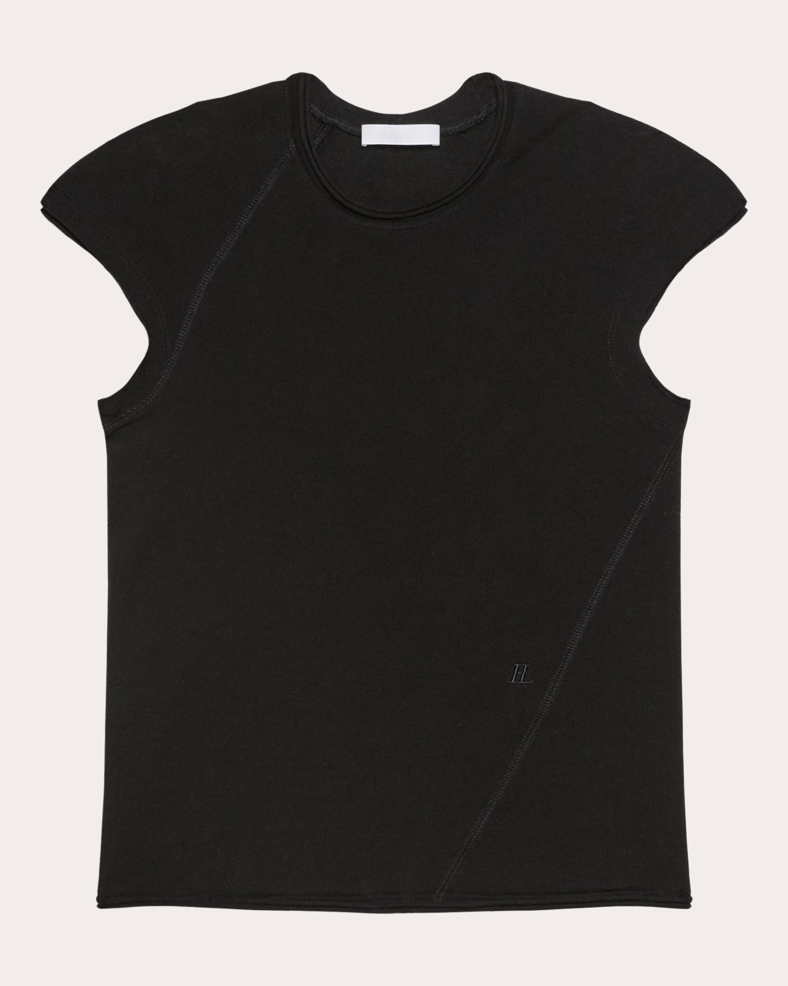 Twisted Cropped Cotton Jersey Top
