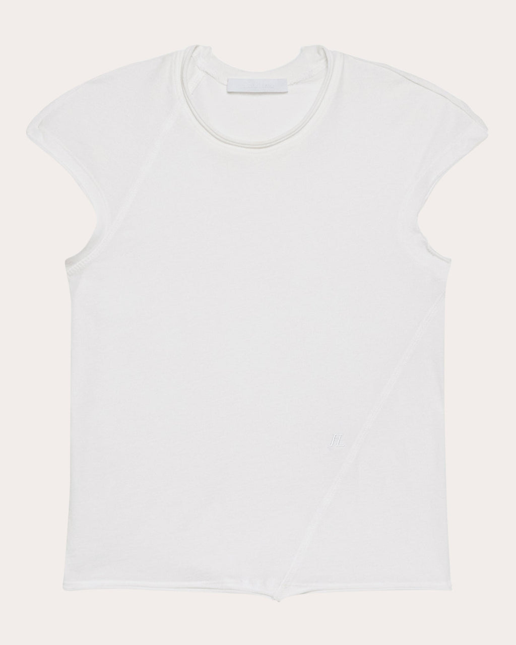 Twisted Cropped Cotton Jersey Top