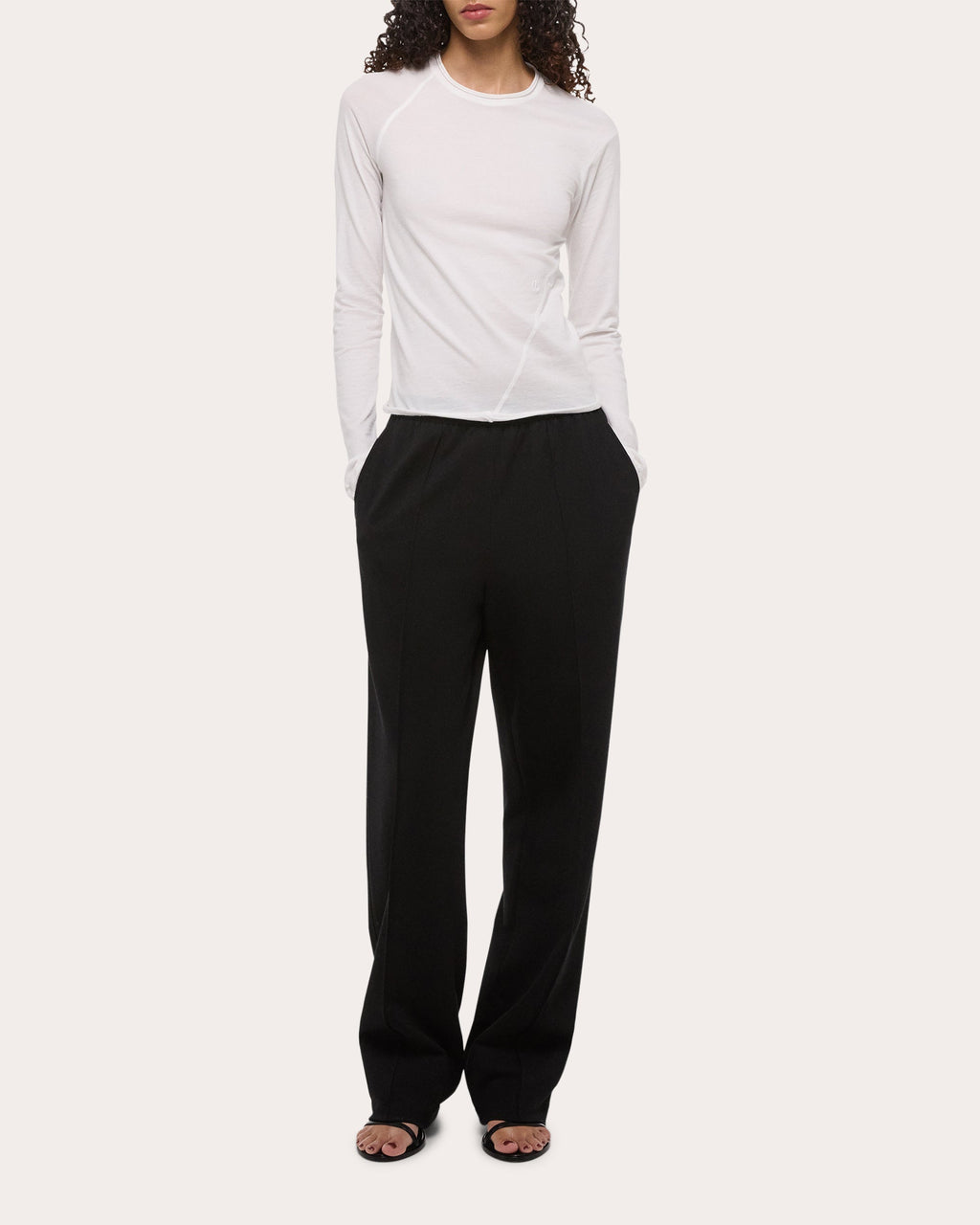 Twisted Cotton Jersey Top