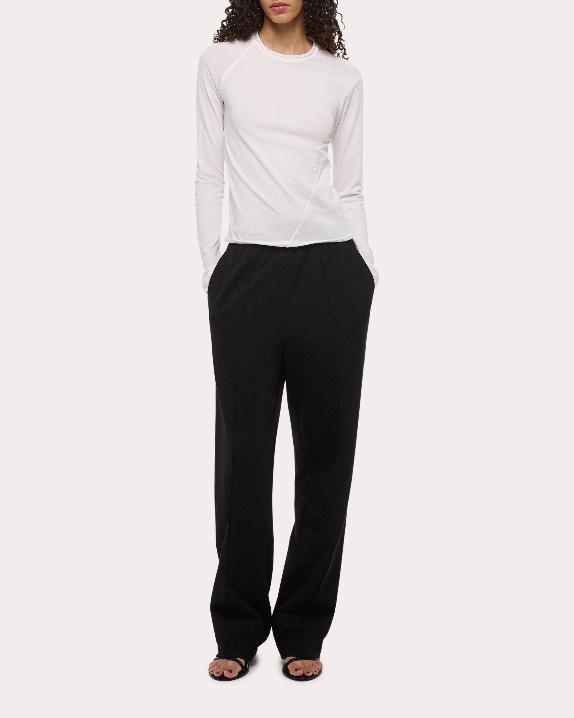 Twisted Cotton Jersey Top