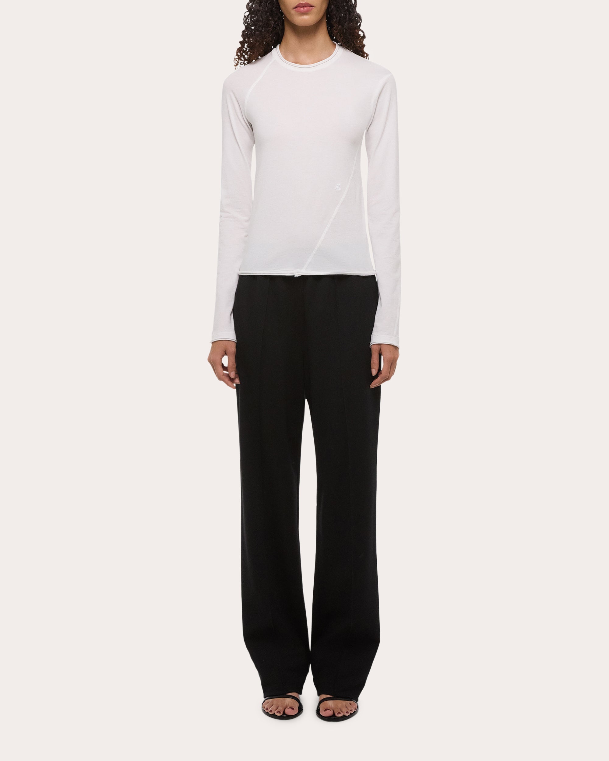 Twisted Cotton Jersey Top