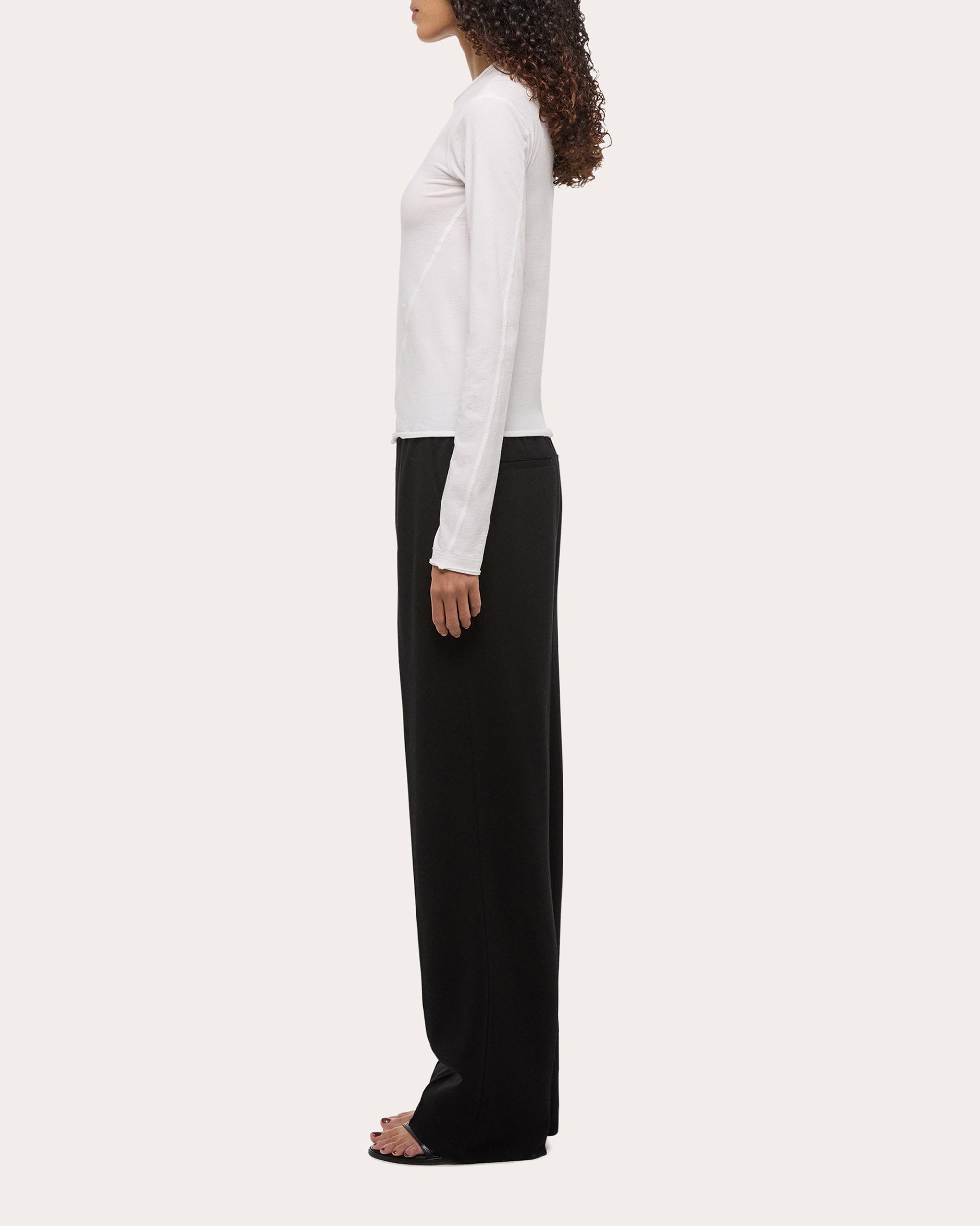 Twisted Cotton Jersey Top