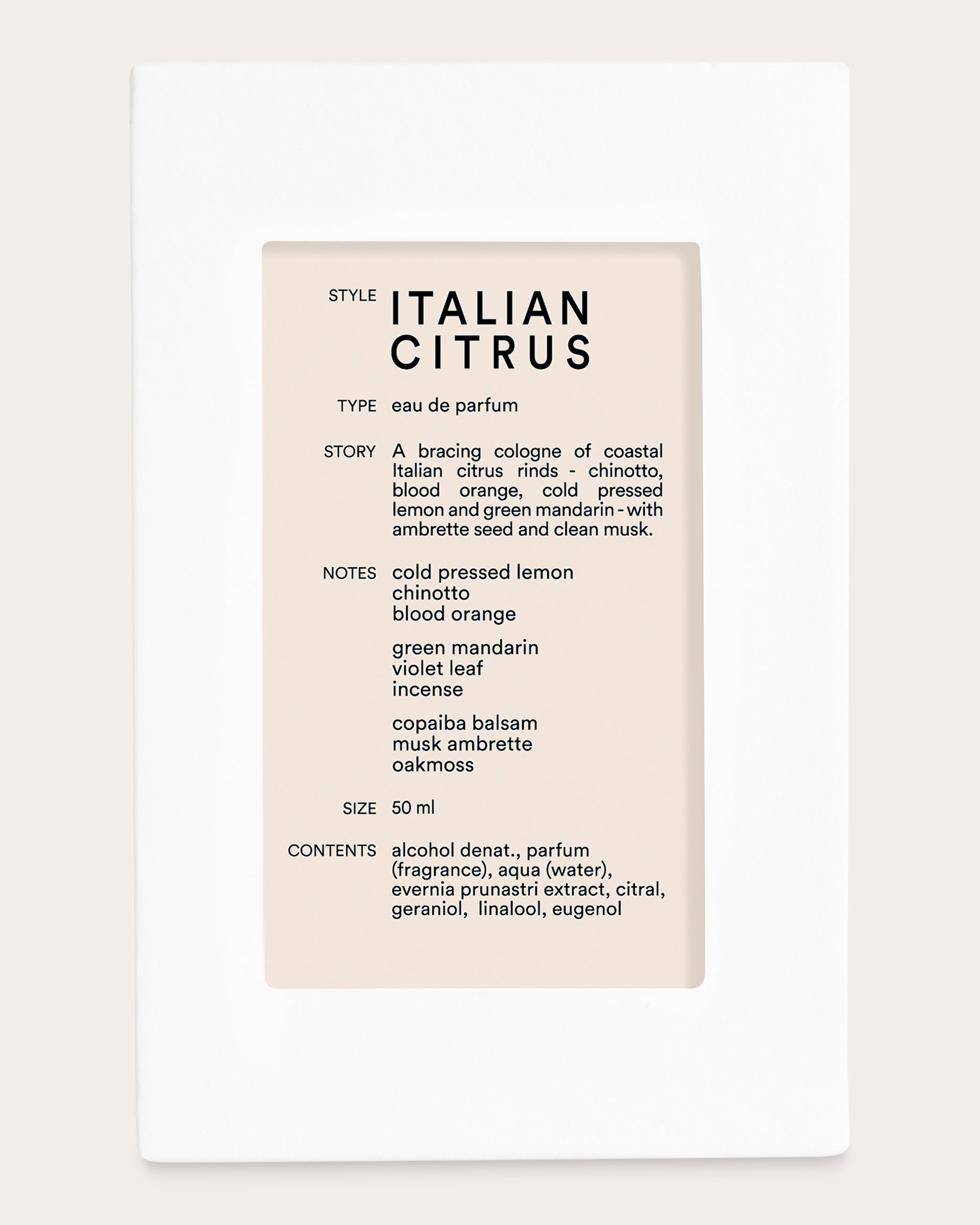 Italian Citrus Eau de Parfum 50ml