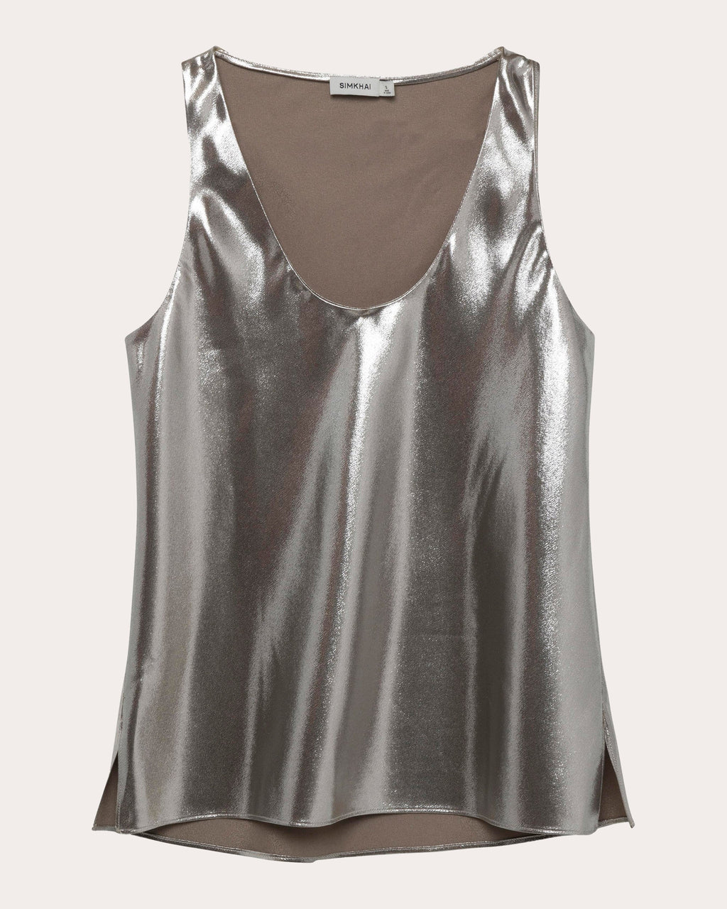 Kamari Metallic Lamé Tank Top