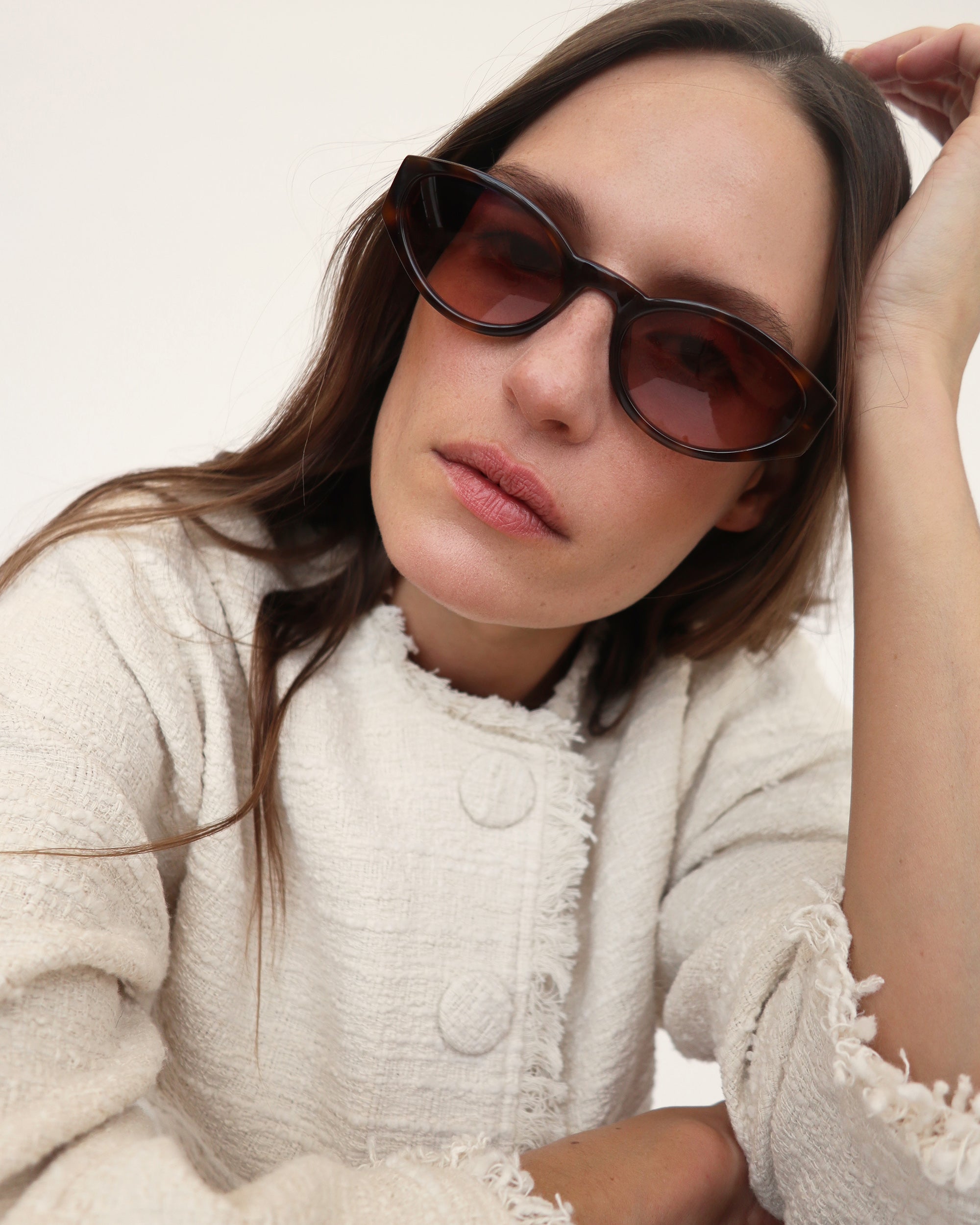 Vascaya Fringed Bouclé Blazer