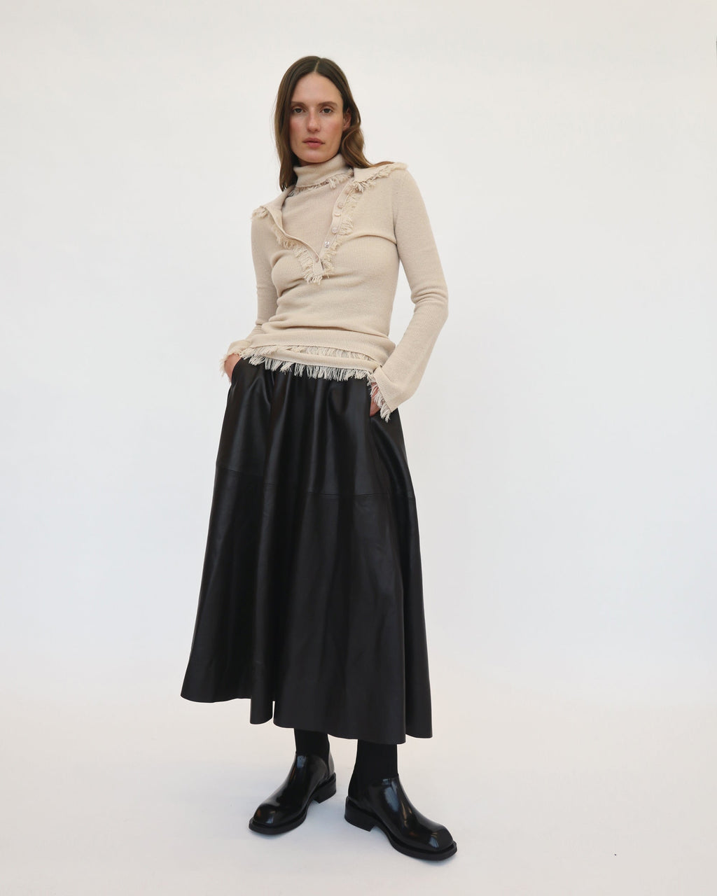 Dreele Fringed Wool-Blend Sweater