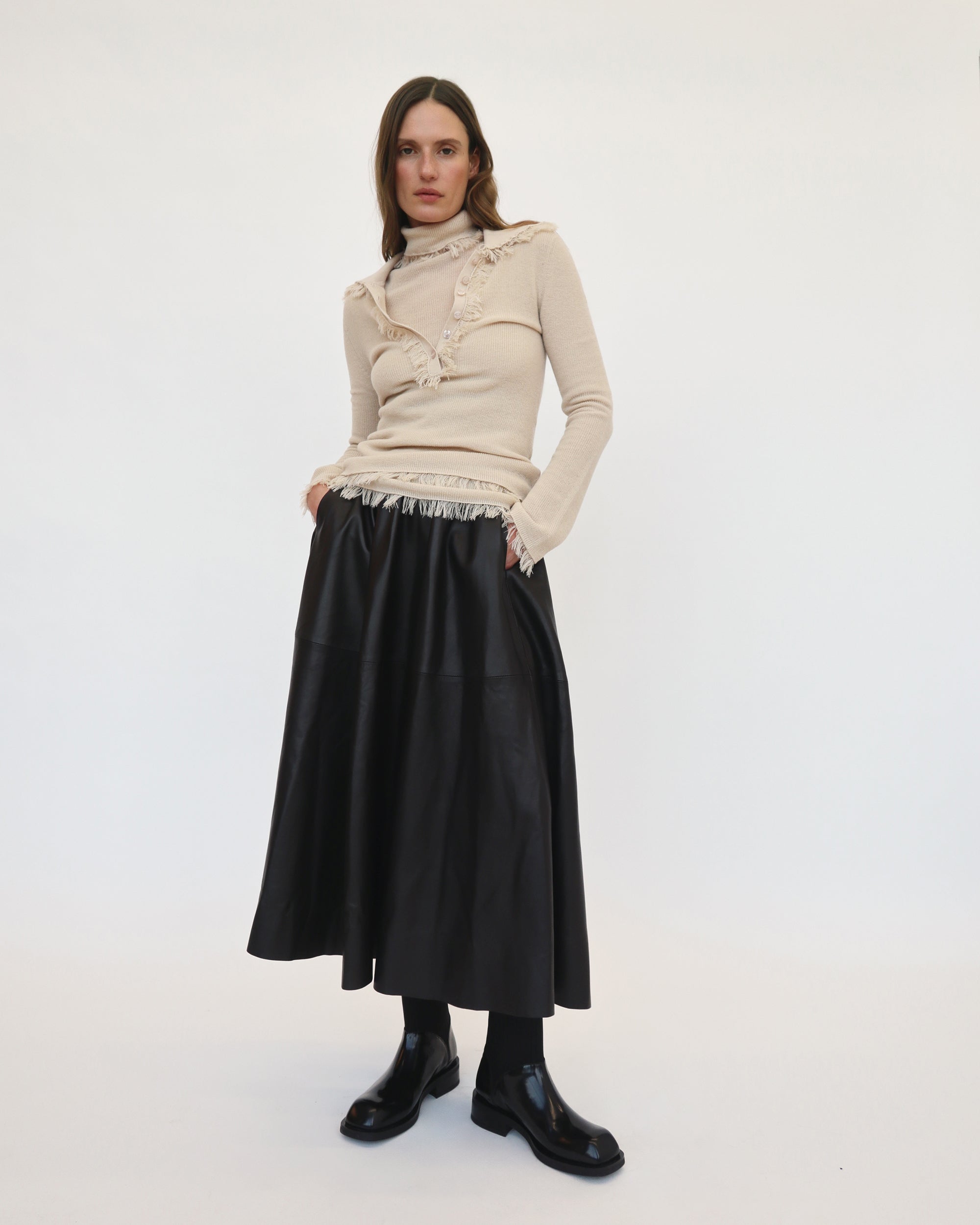 Dreele Fringed Wool-Blend Sweater
