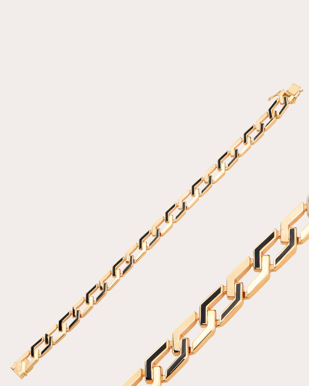 Rebel Naked 18K Gold Enamel Bracelet