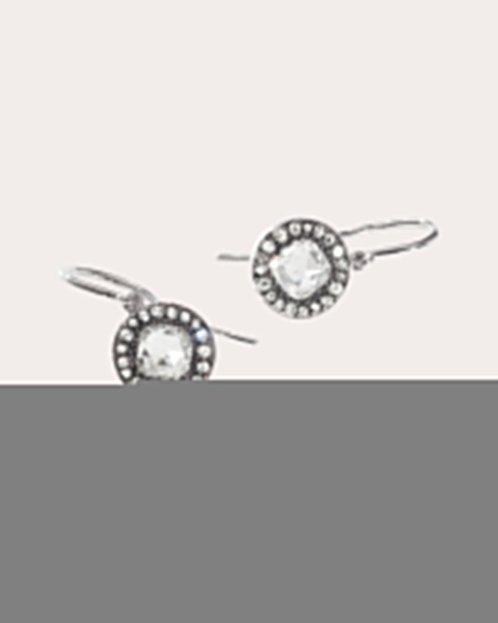 18K Gold Lab-Grown Diamond Single Halo Earrings