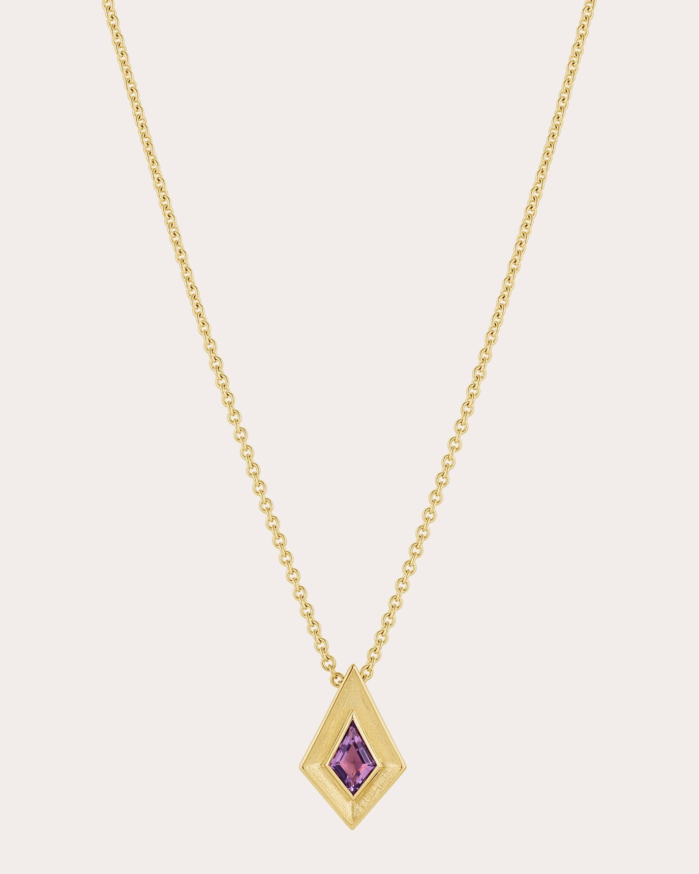 Stardust 18K Gold Amethyst Pendant Necklace