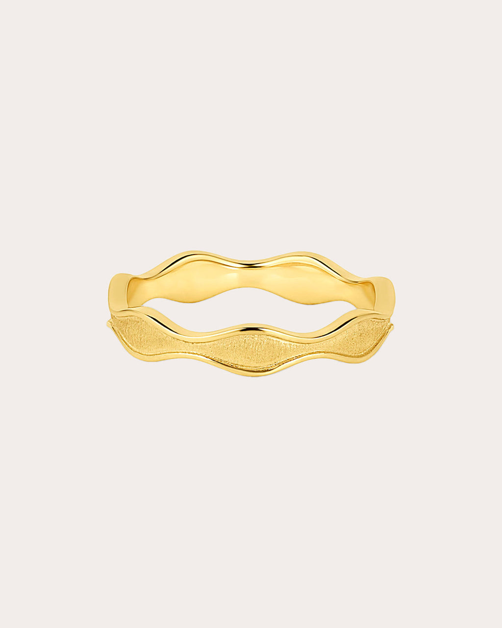 So Wavy 18K Gold Ring
