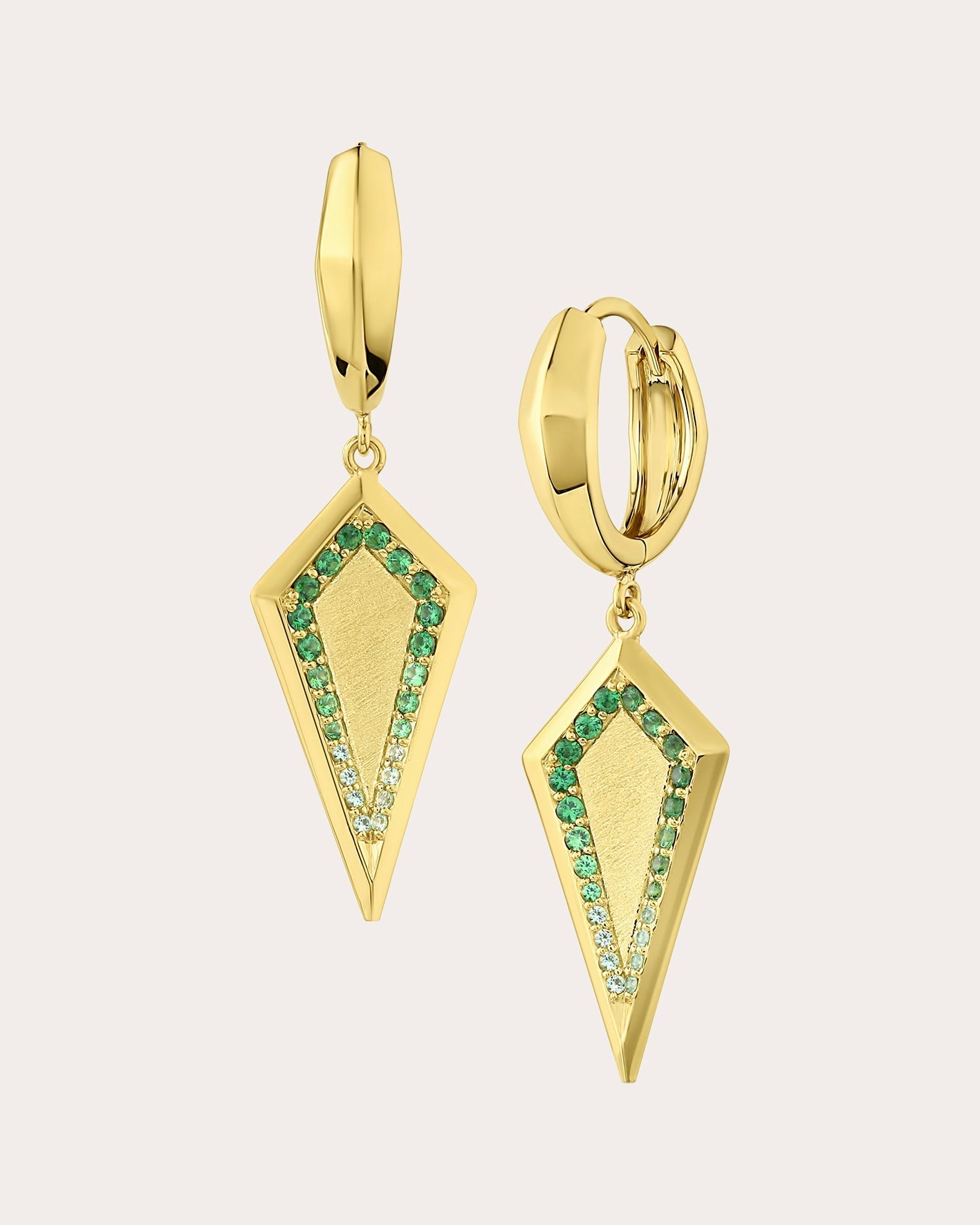 Stardust 18K Gold Tsavorite Earrings