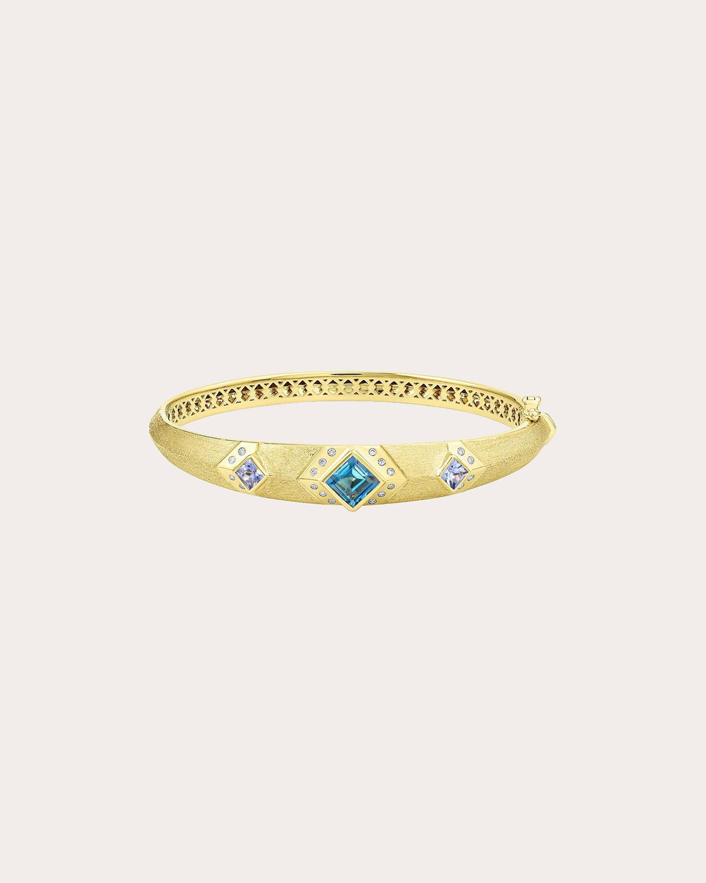 Stardust 18K Gold Topaz Sapphire and Diamond Bracelet