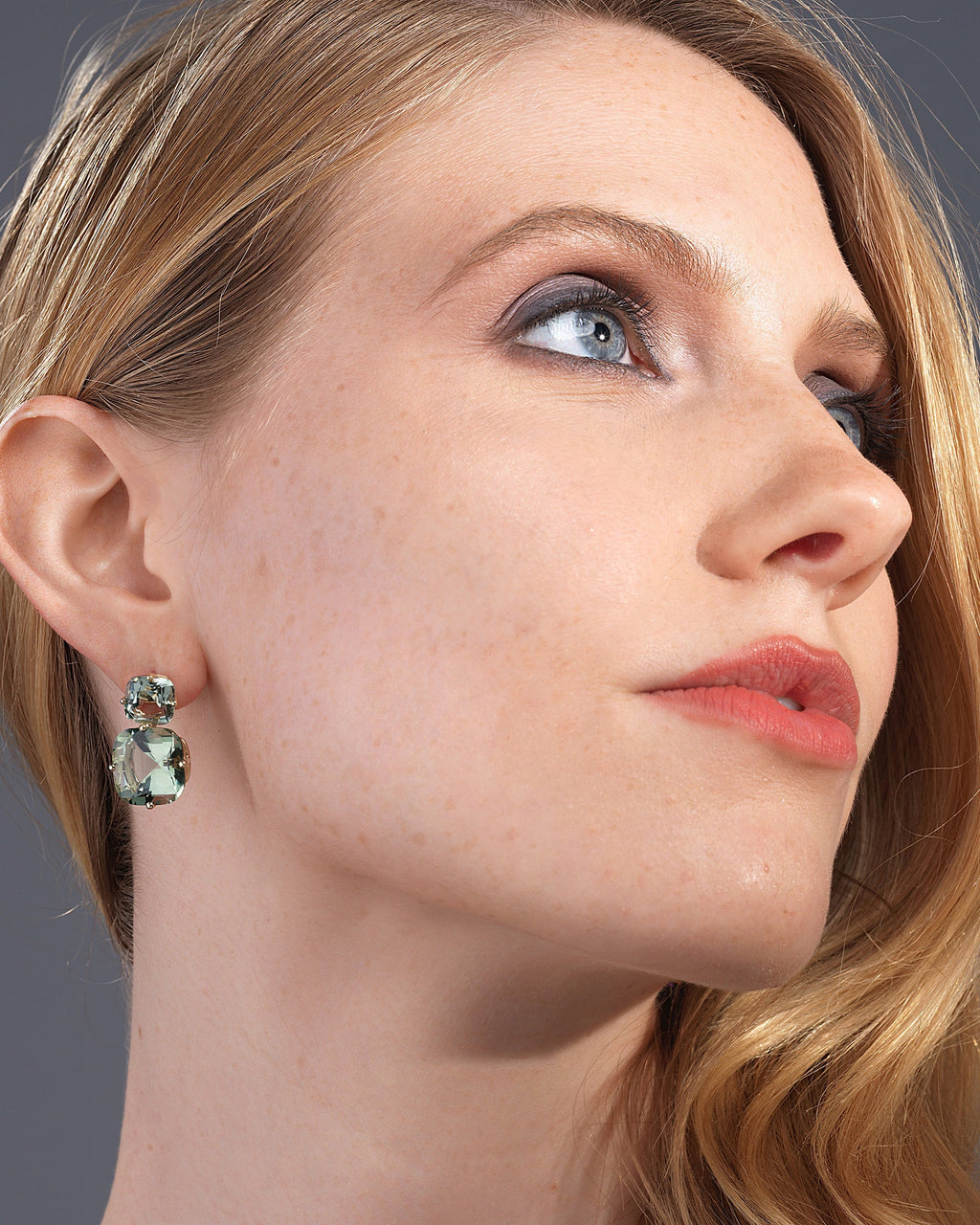 Gossip 18K Gold Prasiolite Double-Drop Earrings
