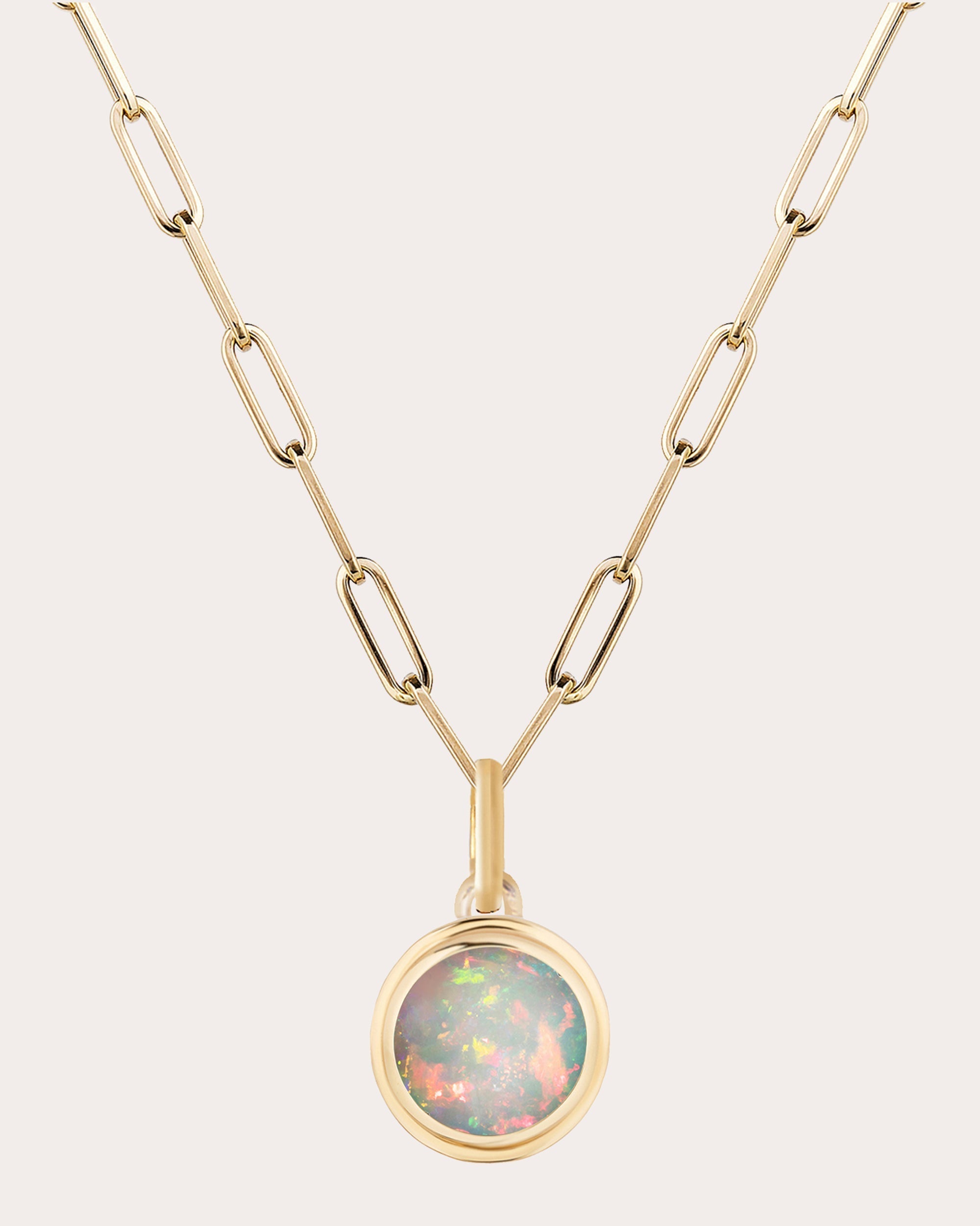 Limited Edition 18K Gold Opal Pendant Necklace