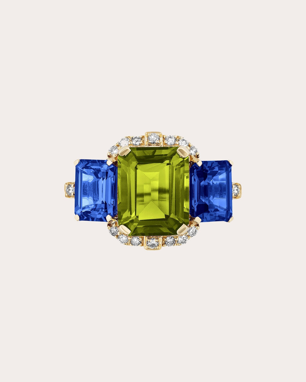 Gossip 18K Gold Multi-Stone Ring