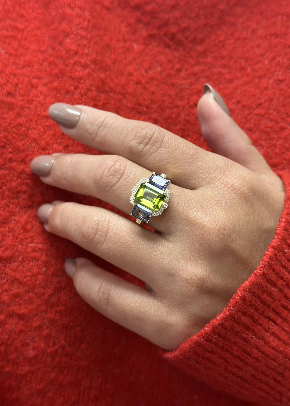 Gossip 18K Gold Multi-Stone Ring