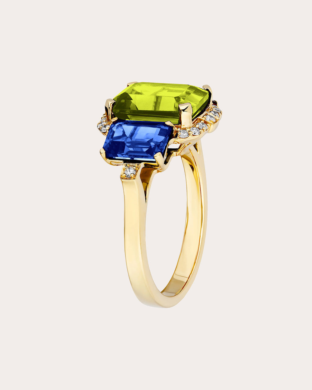 Gossip 18K Gold Multi-Stone Ring