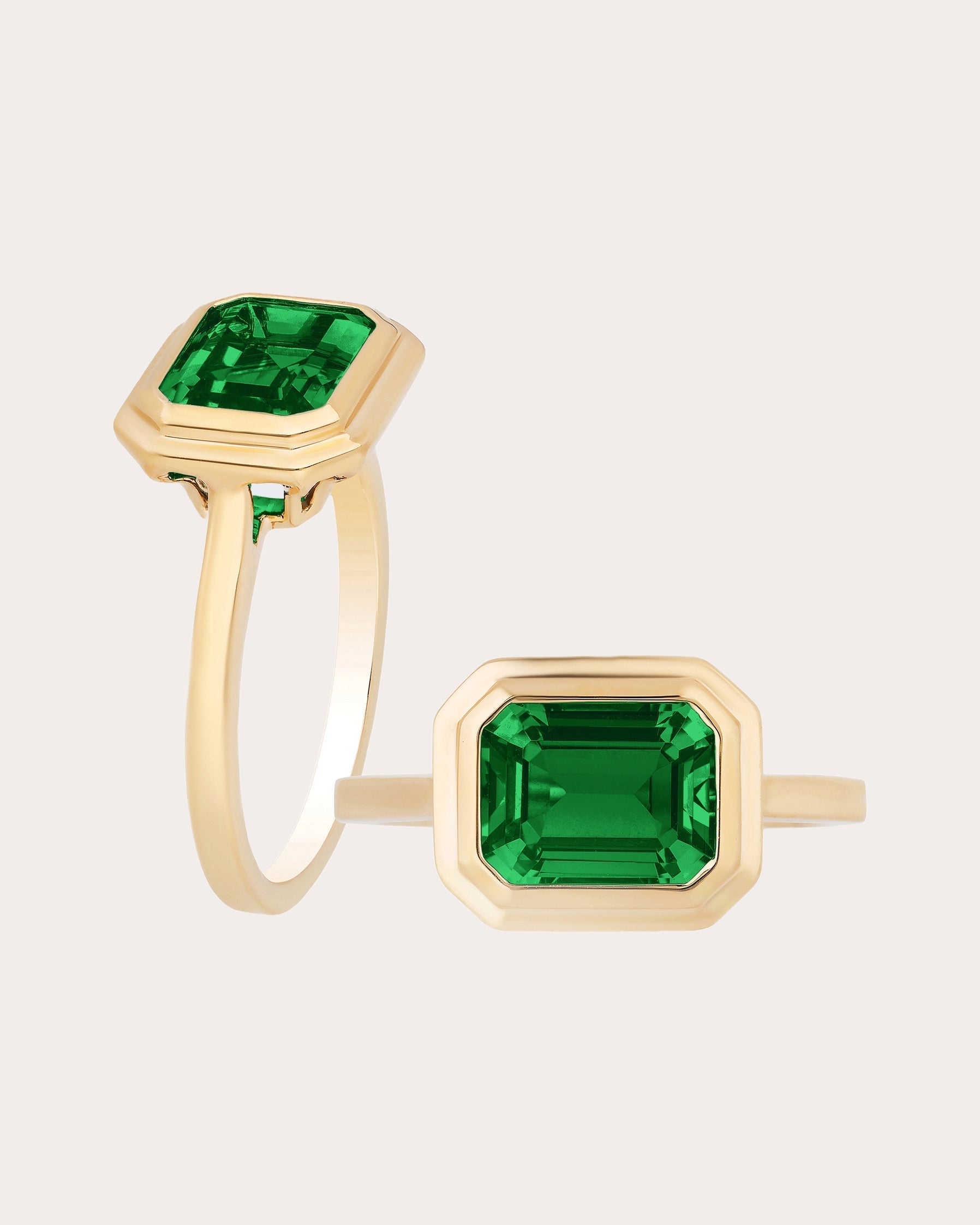 Limited Edition 18K Gold Emerald Ring