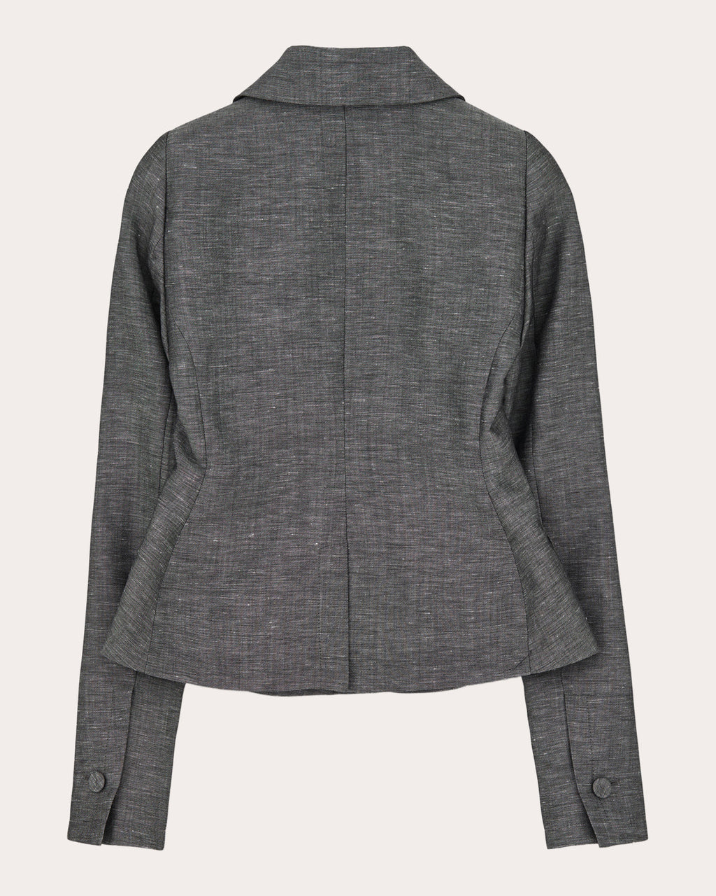 Justine Wool-Blend Peplum Blazer