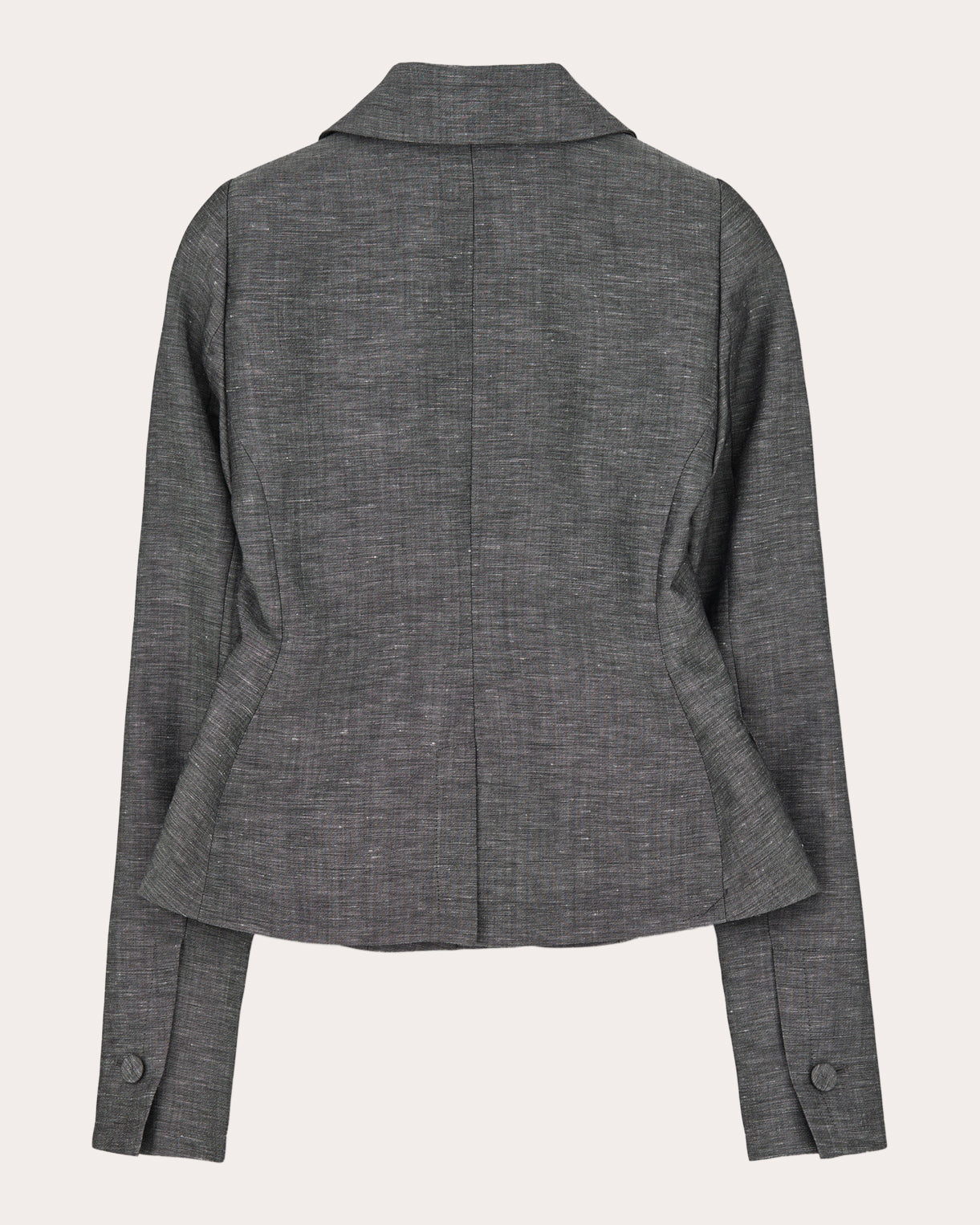 Justine Wool-Blend Peplum Blazer