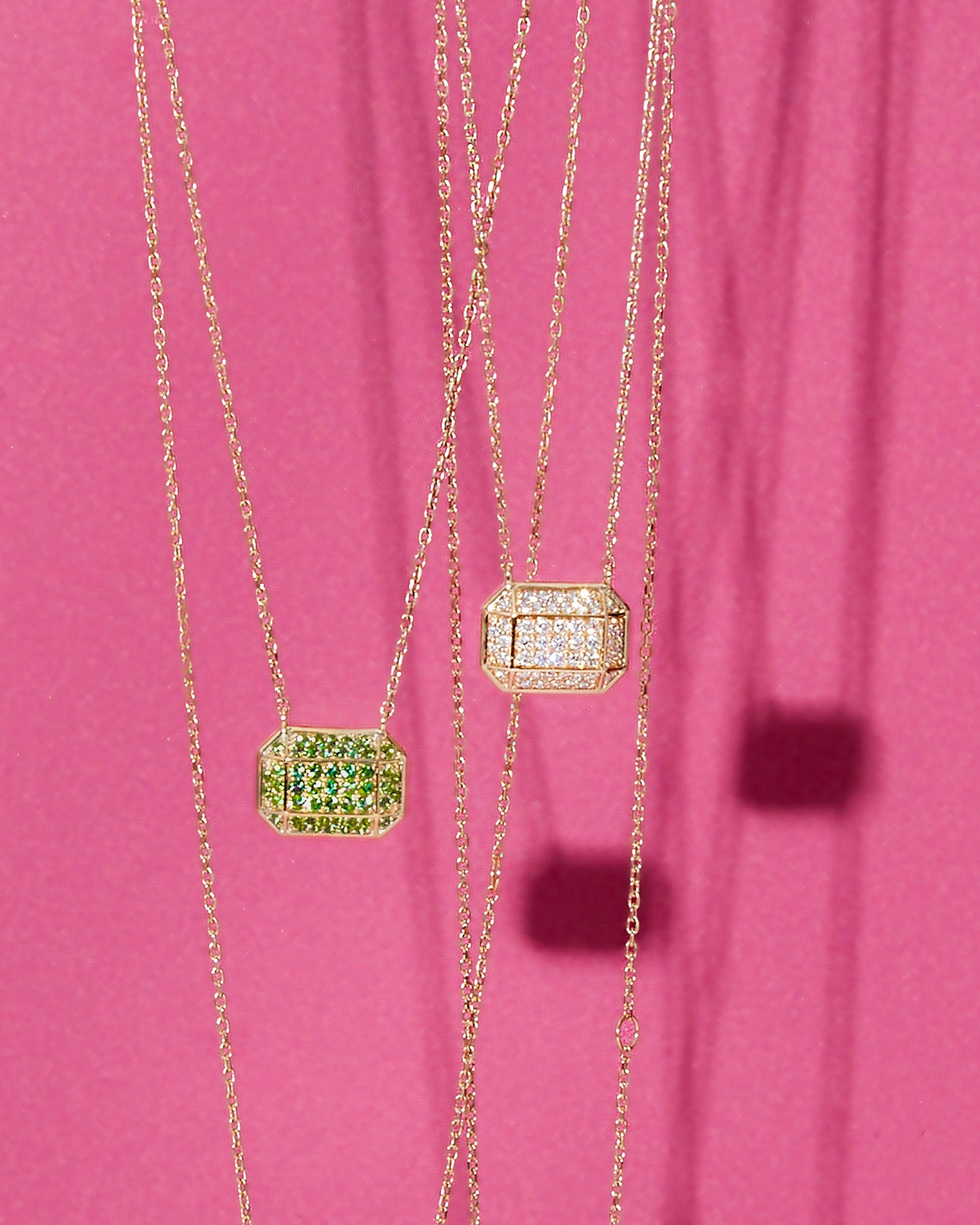 Spark 14K Gold Diamond Pendant Necklace