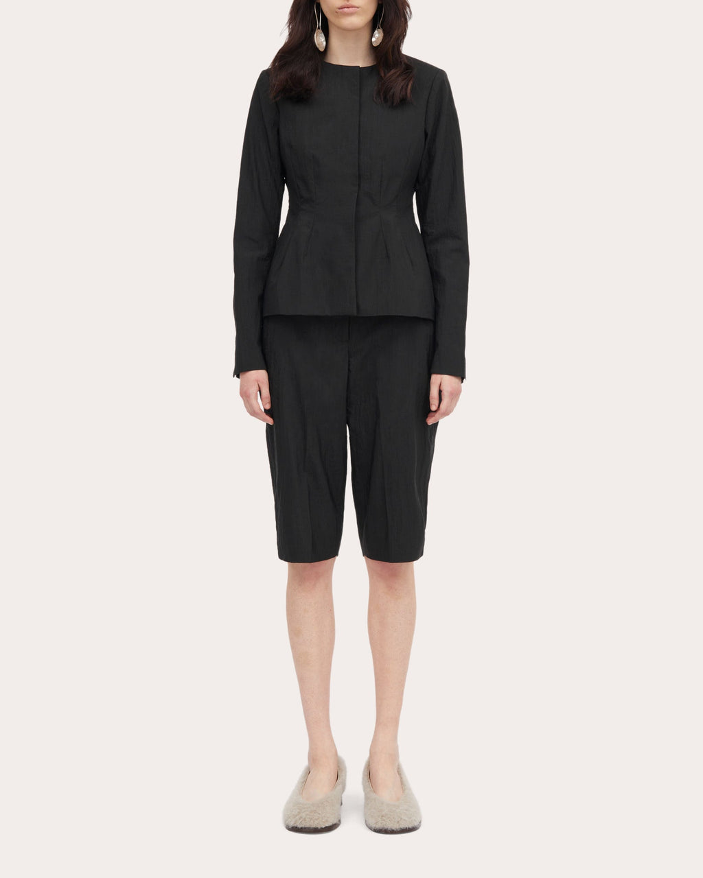 Julienne Crinkled Techno Jacket