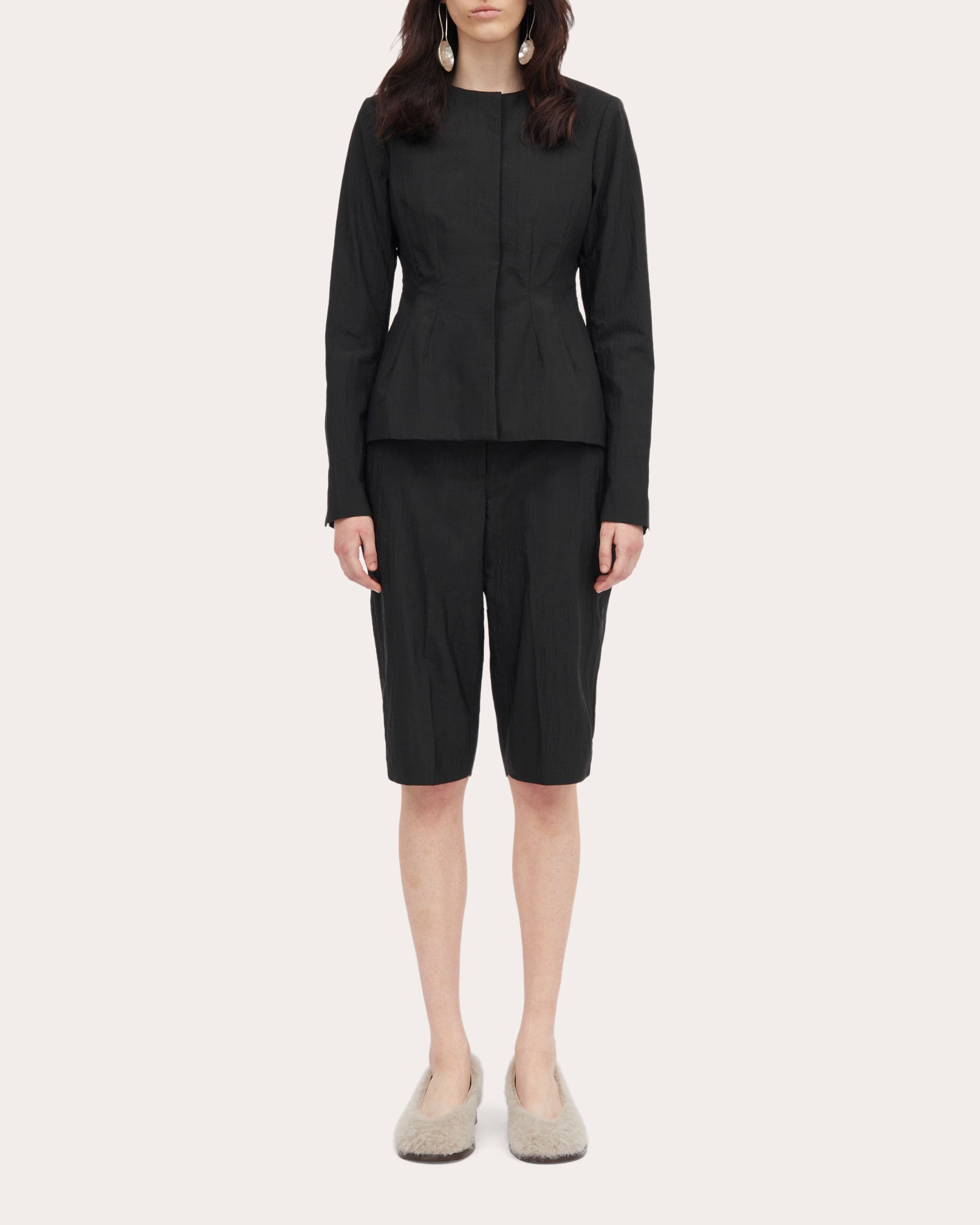Julienne Crinkled Techno Jacket