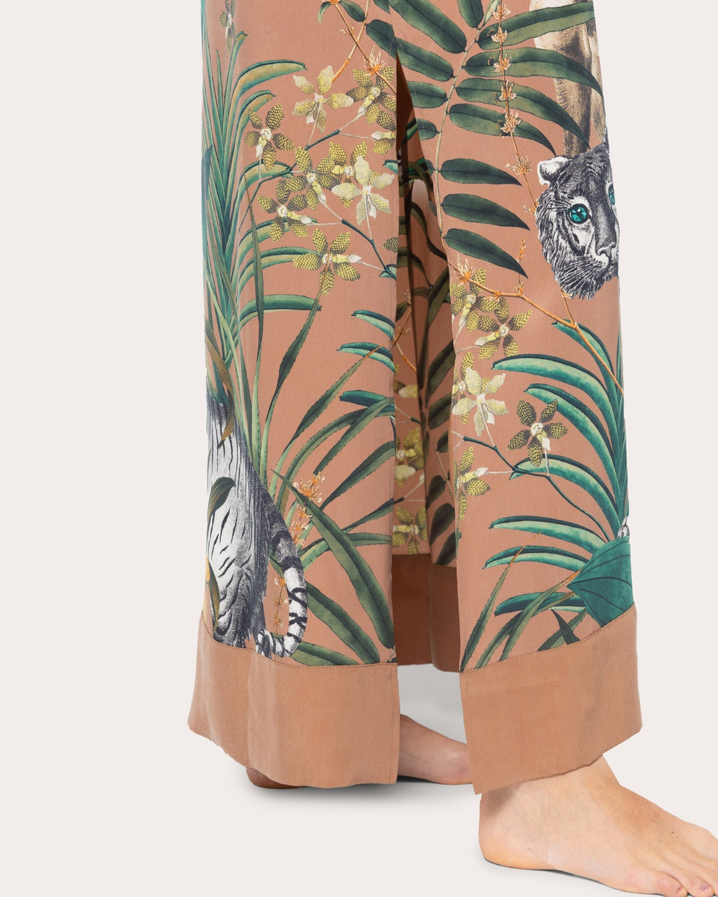 Serengeti Printed Satin Maxi Dress