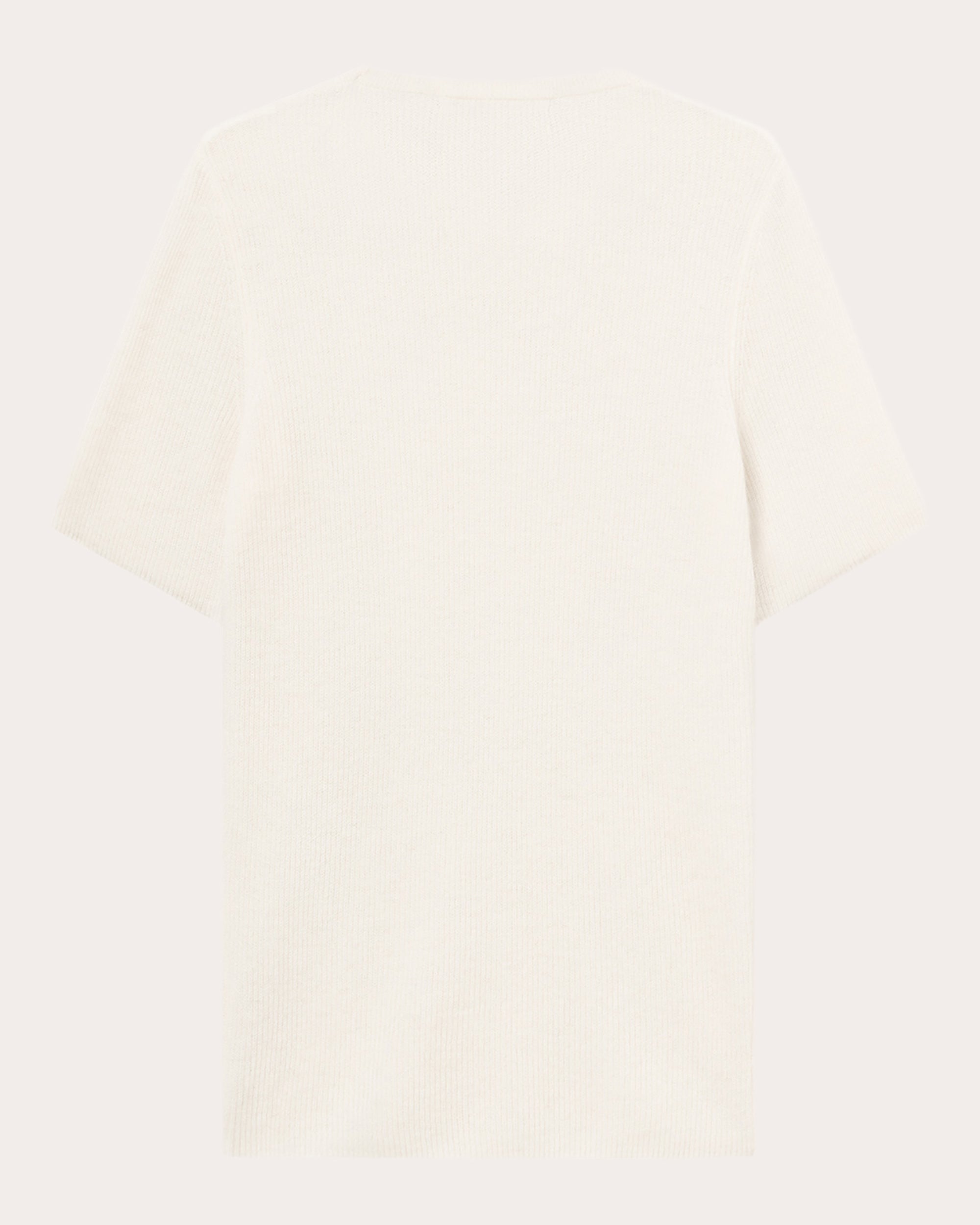 Kamala Ribbed Cashmere T-Shirt