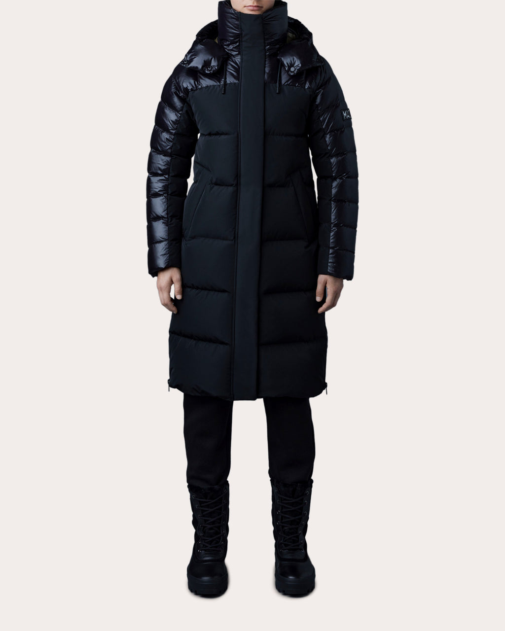 Kaz Mixed-Media Down Jacket