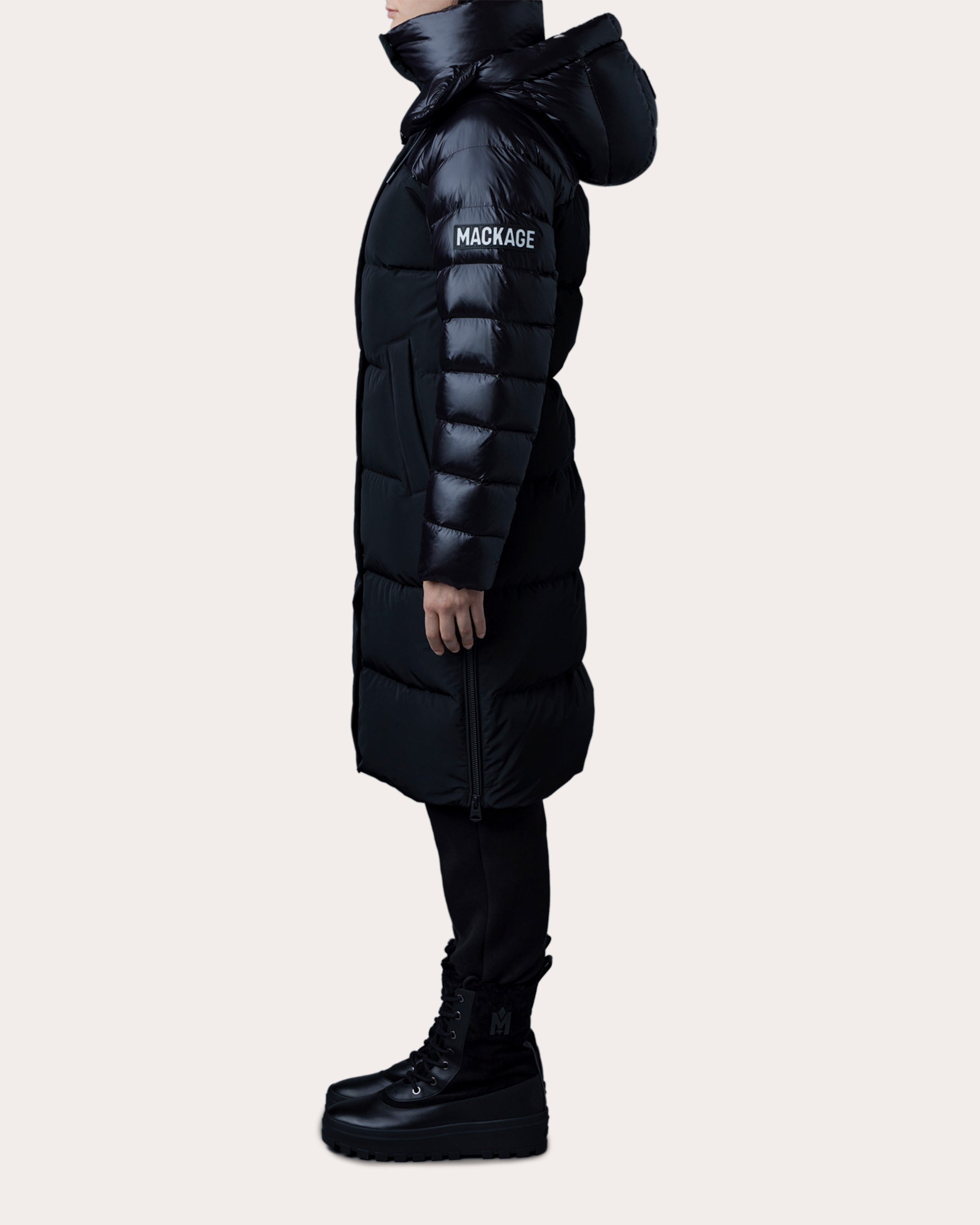 Kaz Mixed-Media Down Jacket