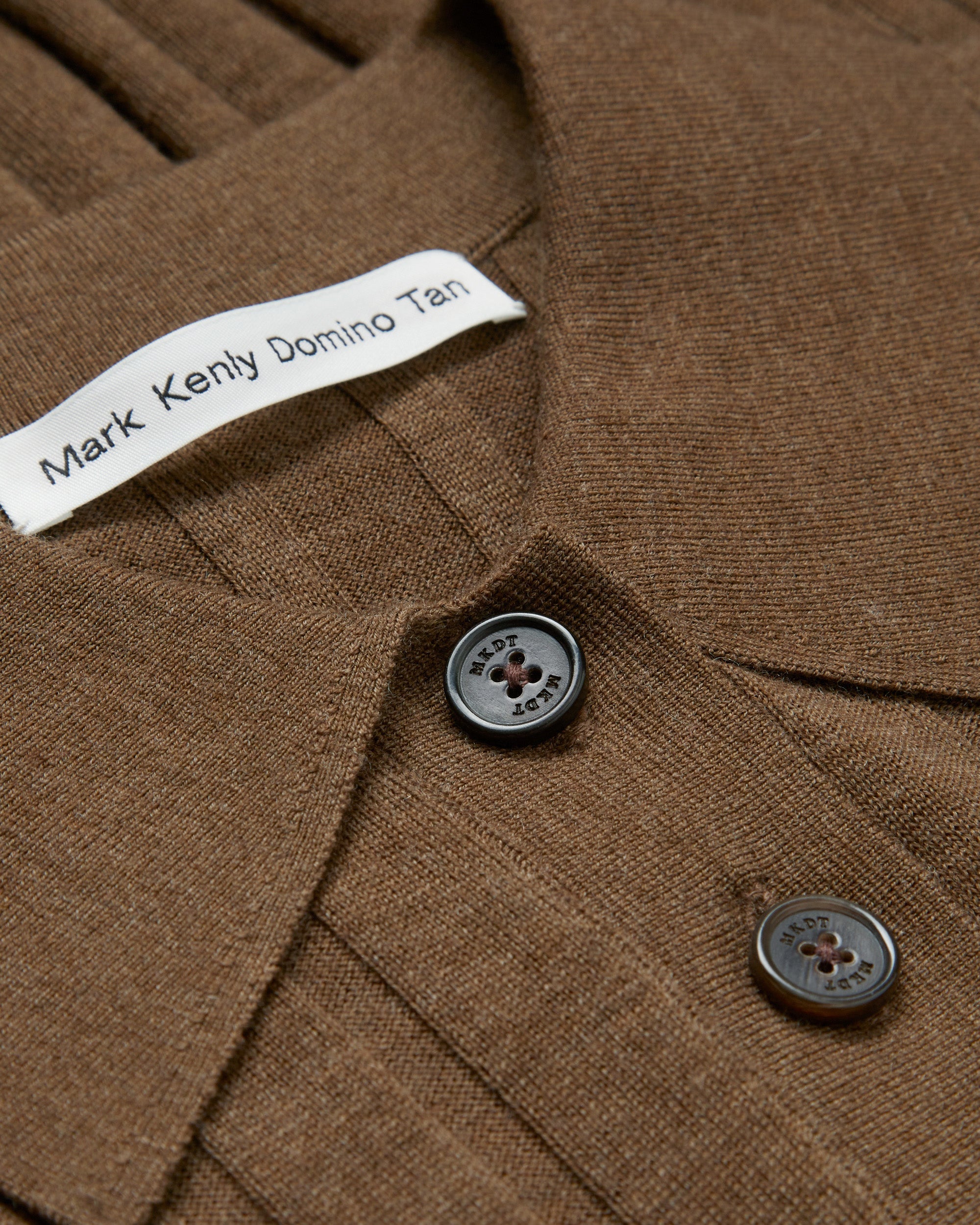 Kino Ribbed Wool Polo Top