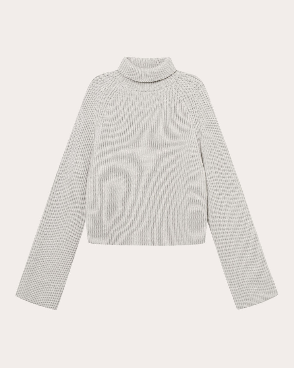 Kornelle Ribbed Wool Turtleneck Sweater