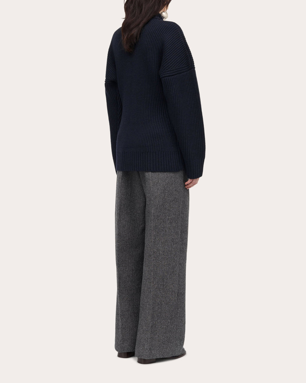 Katsu Ribbed Wool Cardigan