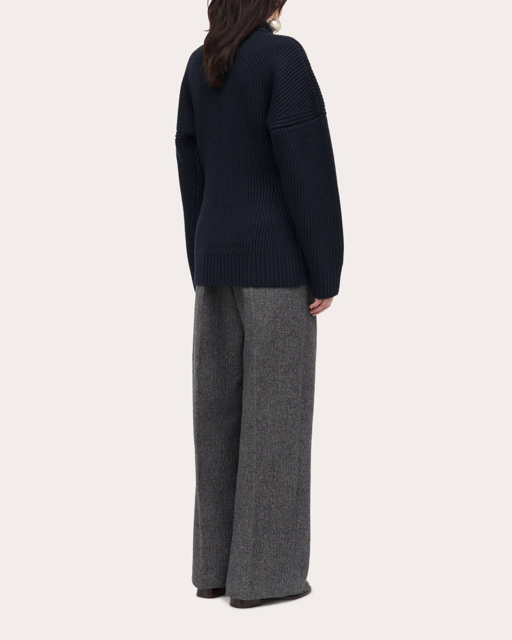 Katsu Ribbed Wool Cardigan