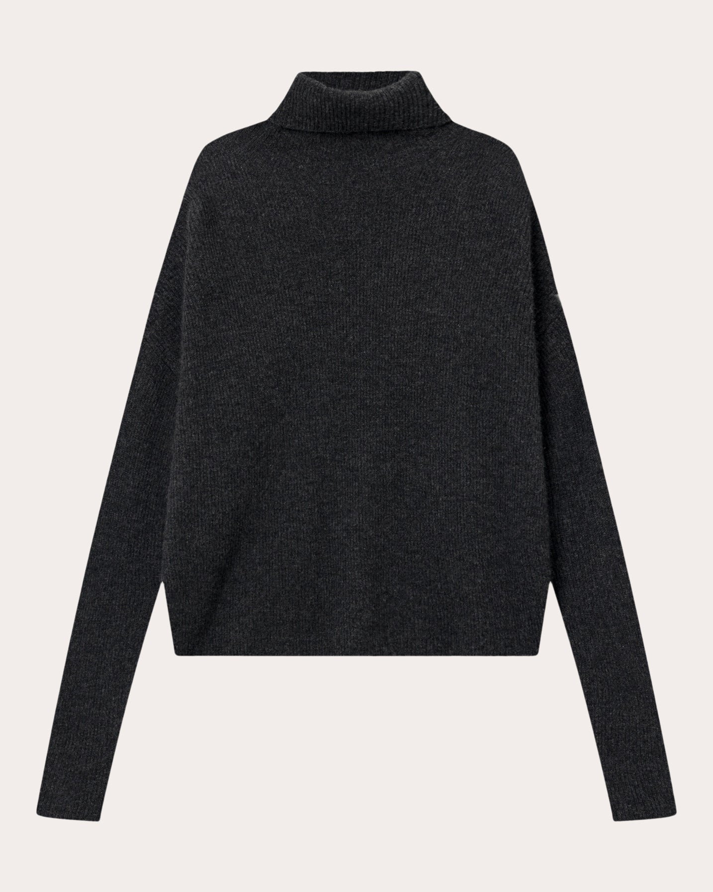 Krystal Ribbed Cashmere Turtleneck Sweater
