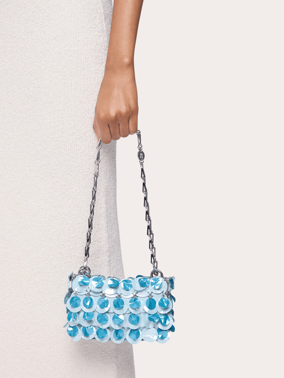 Sparkle Nano Paillette Embellished Shoulder Bag