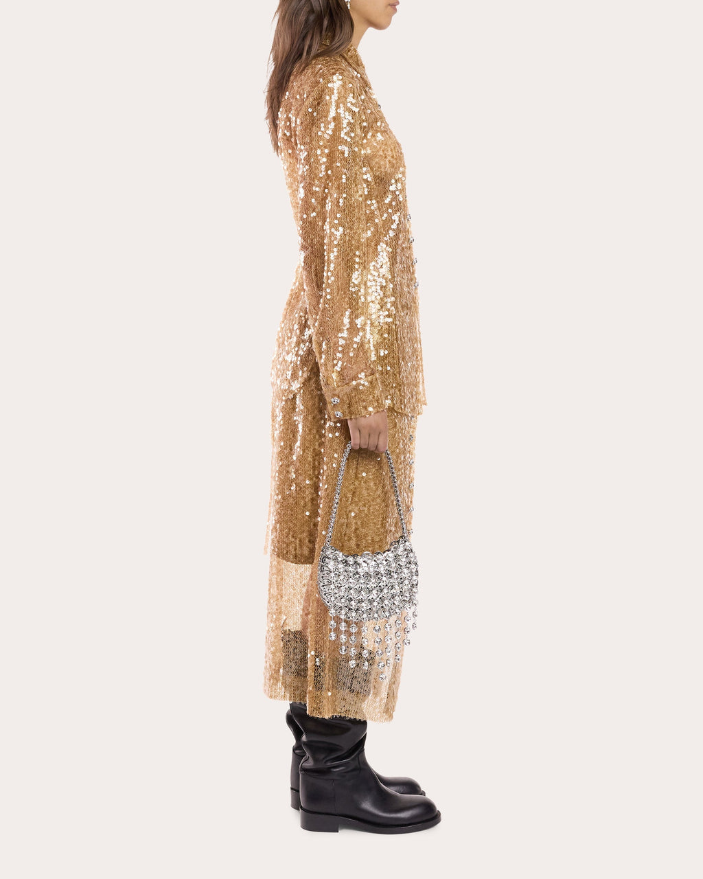 Embellished Sequin-Embroidered Shirt