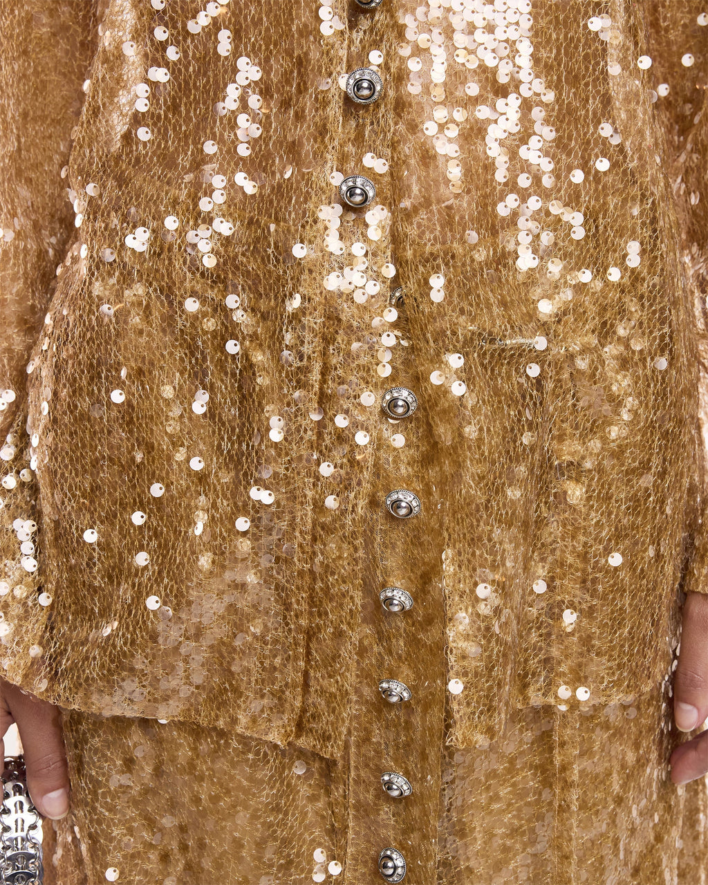 Embellished Sequin-Embroidered Shirt