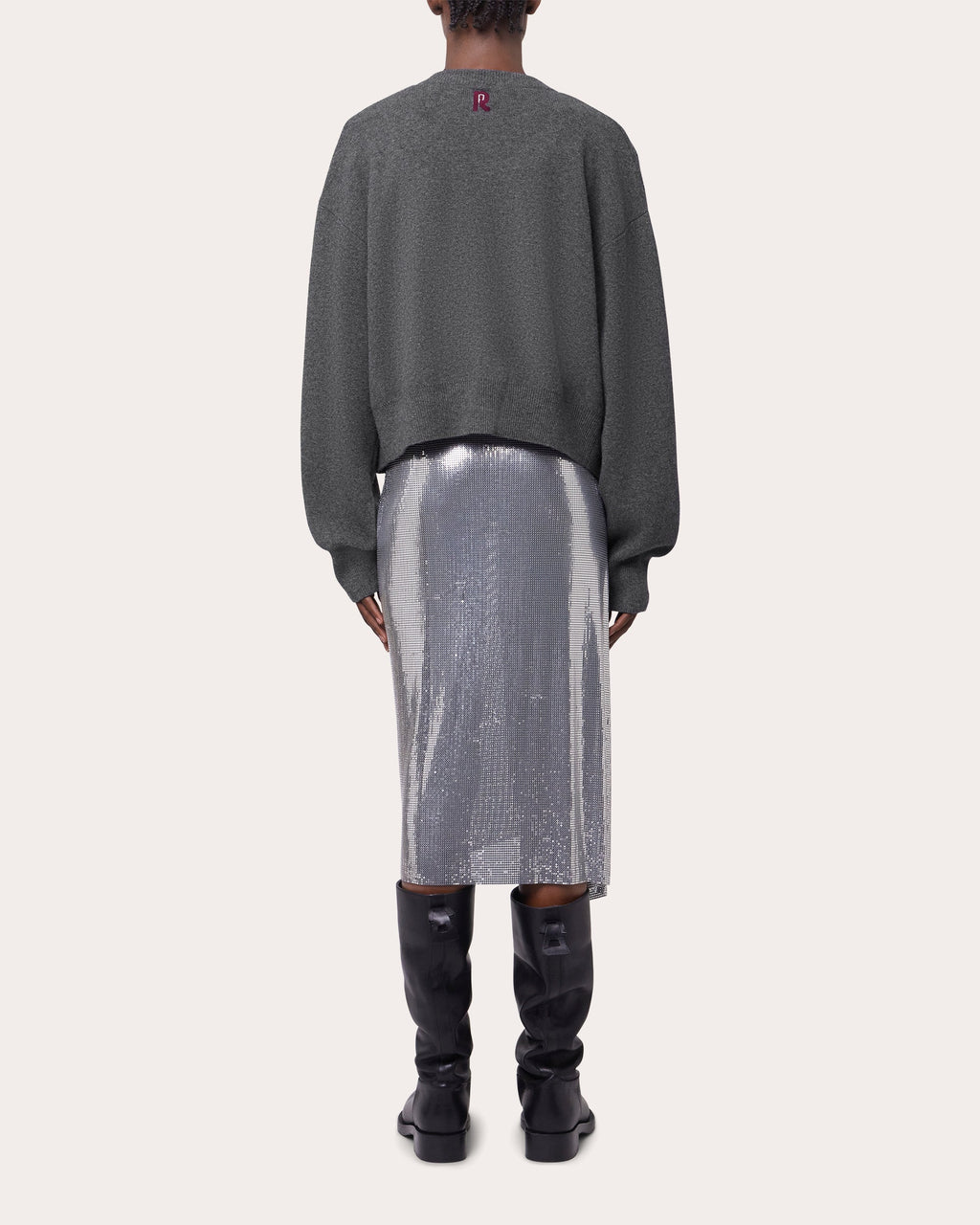 Embroidered Crystal-Embellished Wool-Cashmere Cardigan