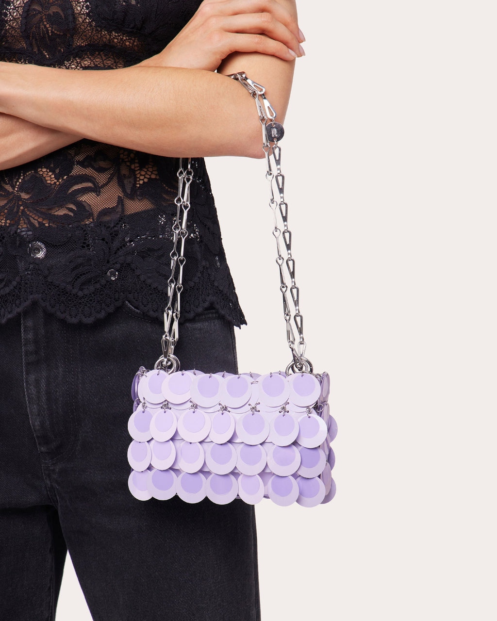 Sparkle Nano Paillette Shoulder Bag
