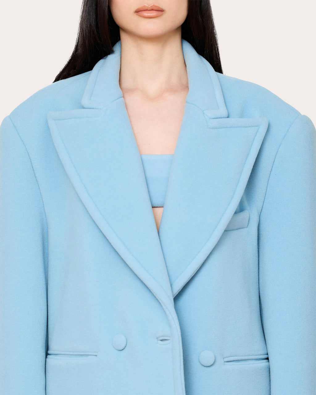 Oversized Double-Faced Wool Coat