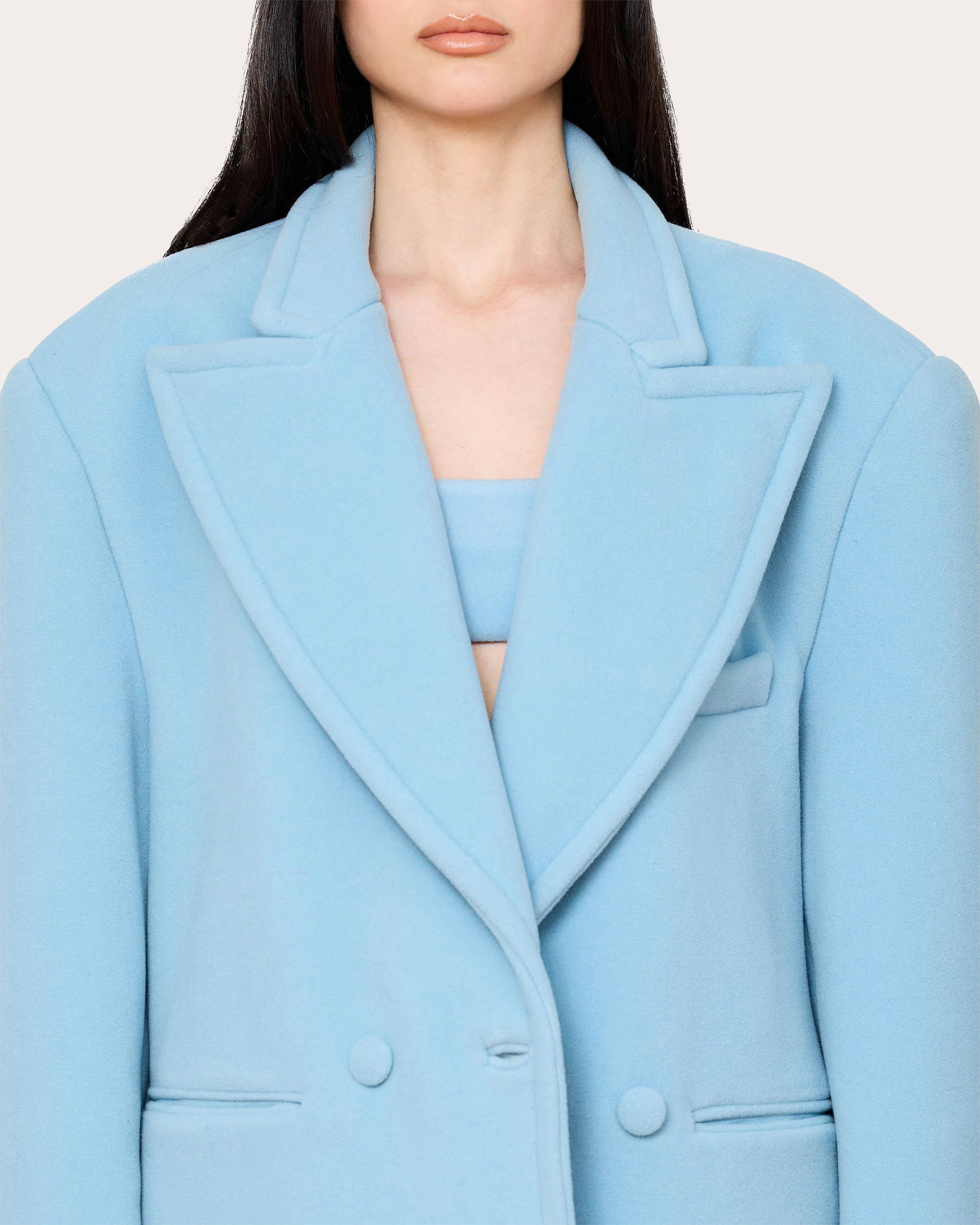 Oversized Double-Faced Wool Coat