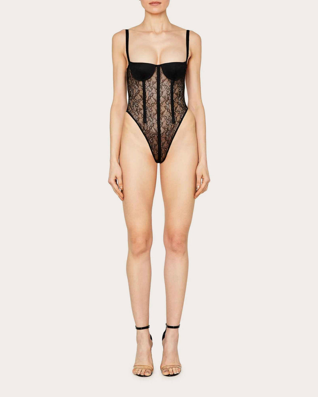 Lace Bustier Bodysuit