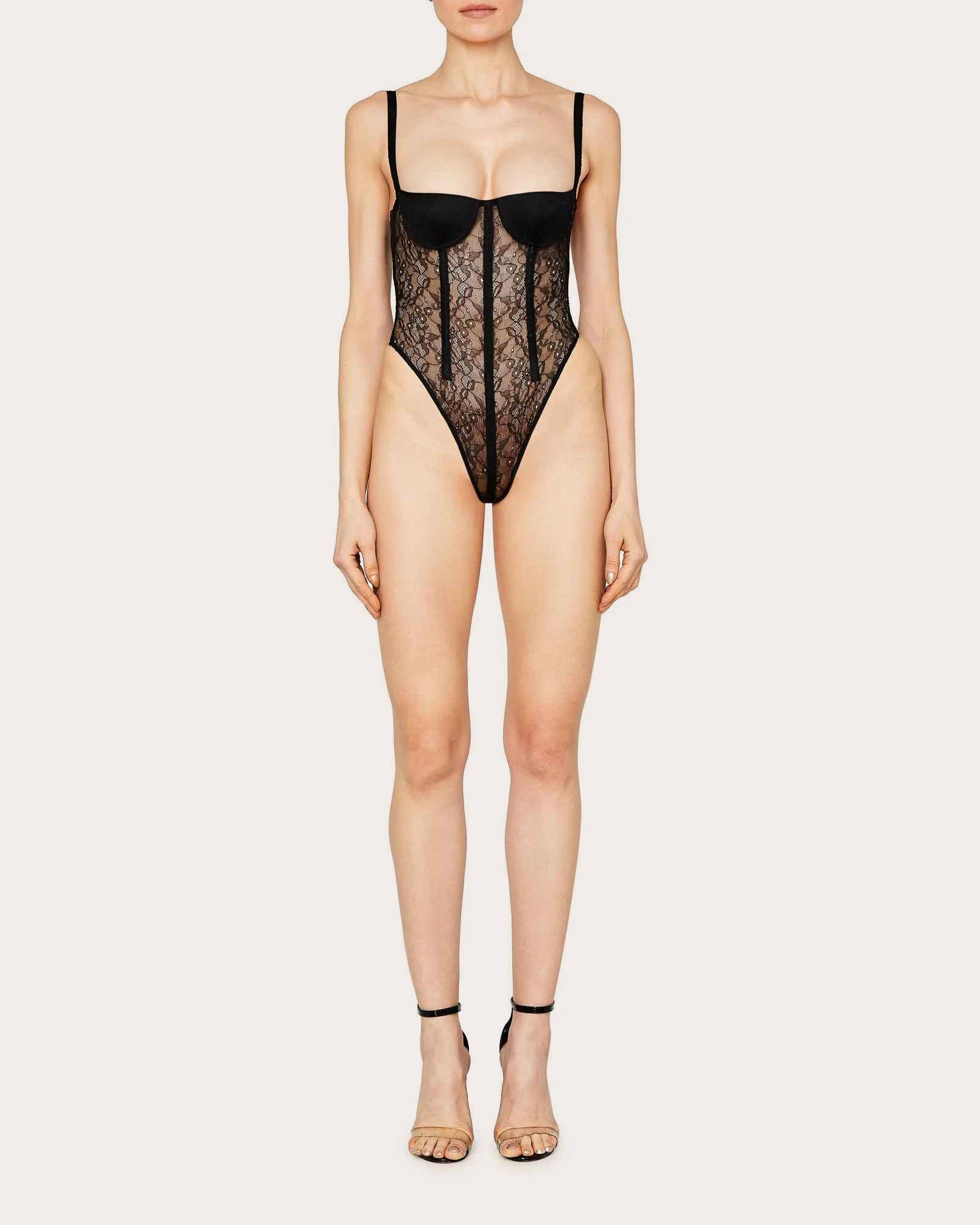 Lace Bustier Bodysuit