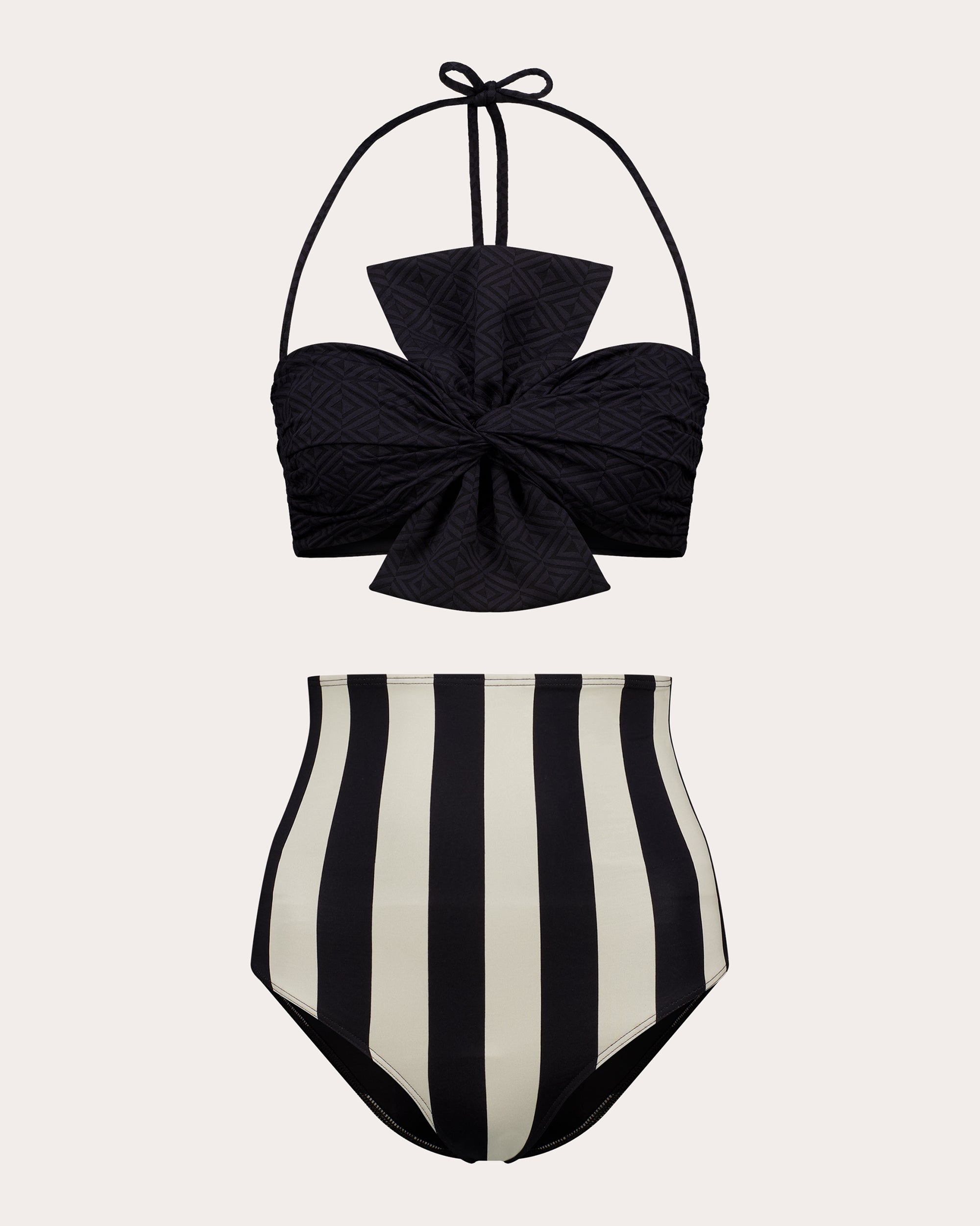 Laila Bow-Detail Bandeau Bikini Top