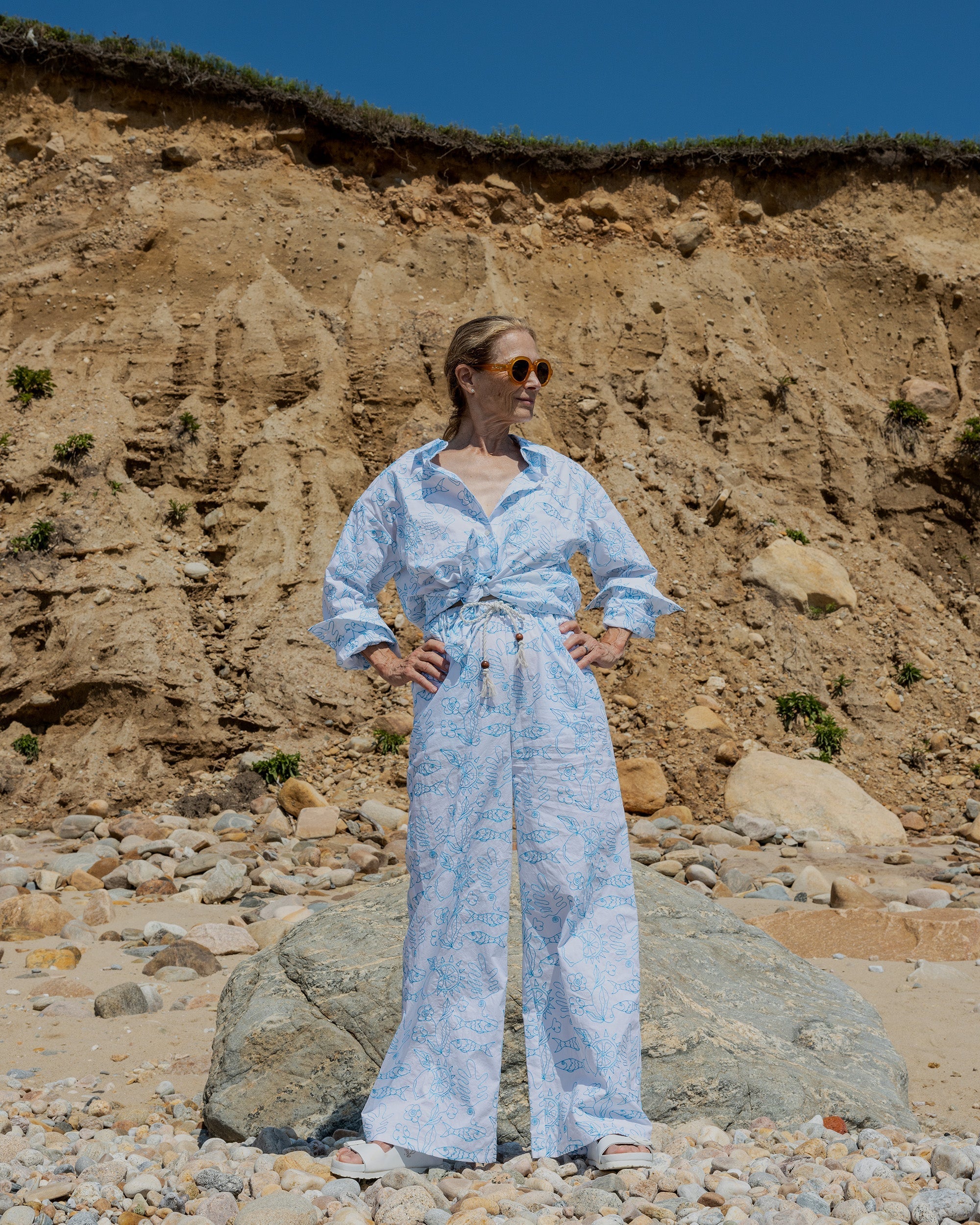 Petra Embroidered Cotton Shirt